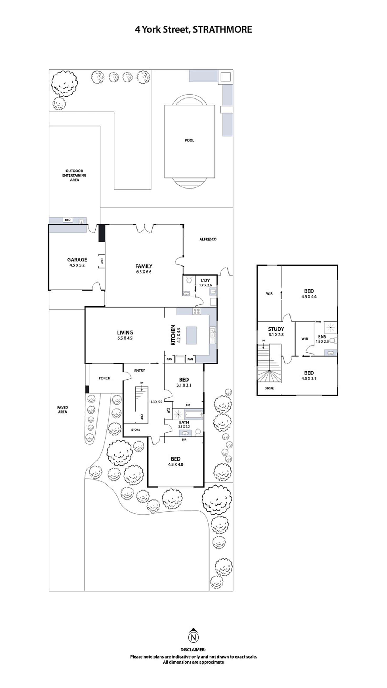Floorplan of Homely house listing, 4 York Street, Strathmore VIC 3041