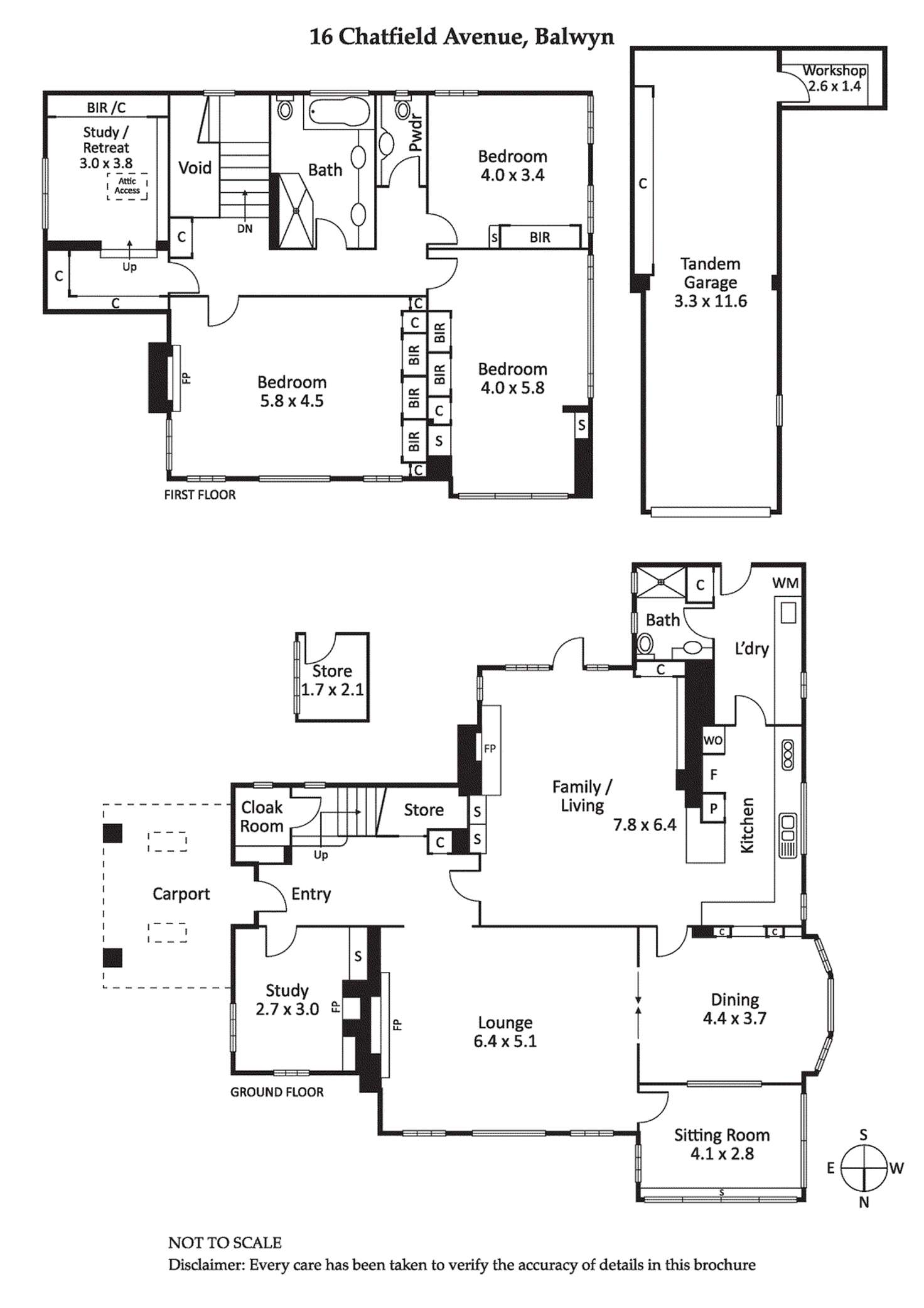 Floorplan of Homely house listing, 16 Chatfield Avenue, Balwyn VIC 3103