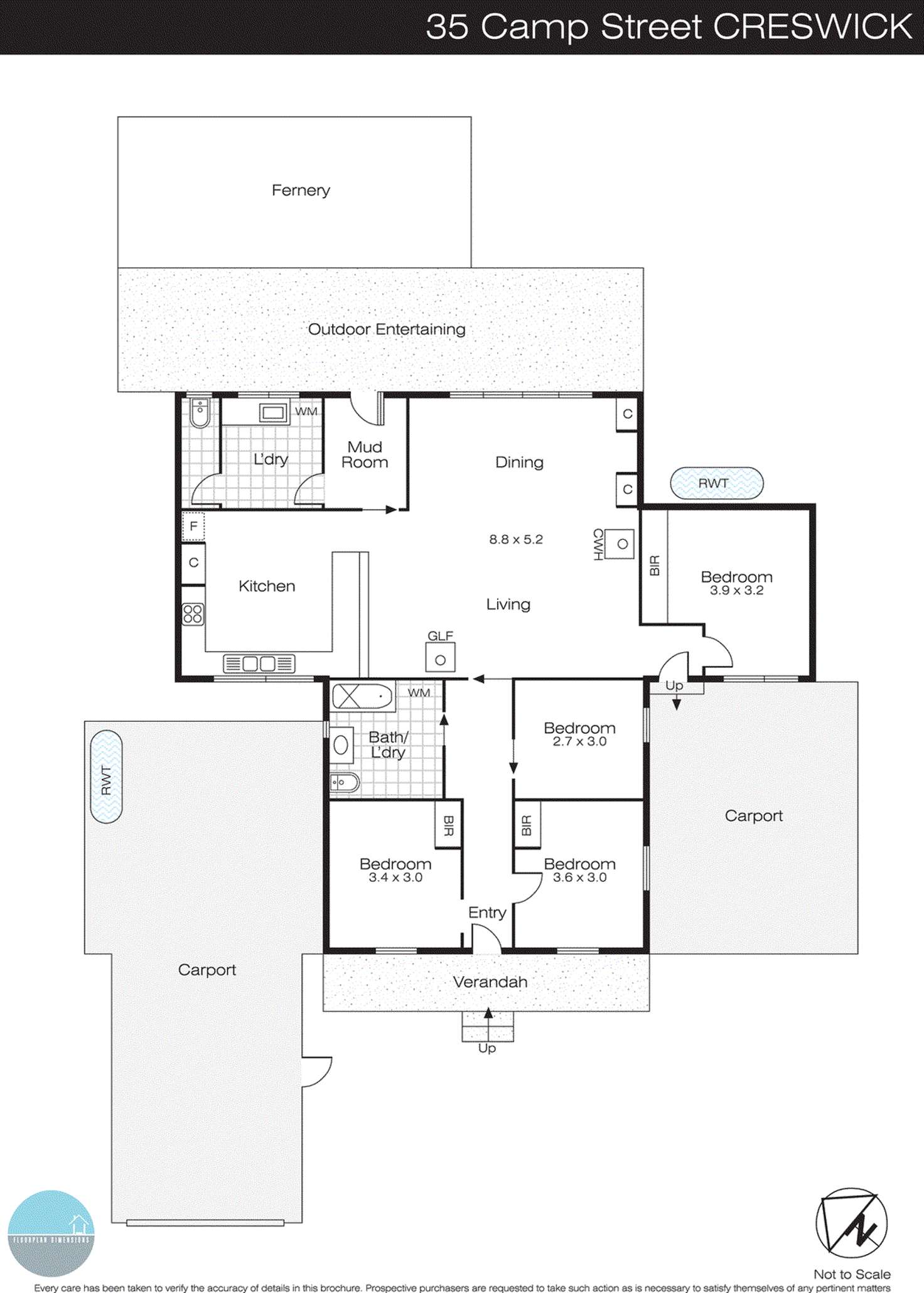 Floorplan of Homely house listing, 35 Camp Street, Creswick VIC 3363
