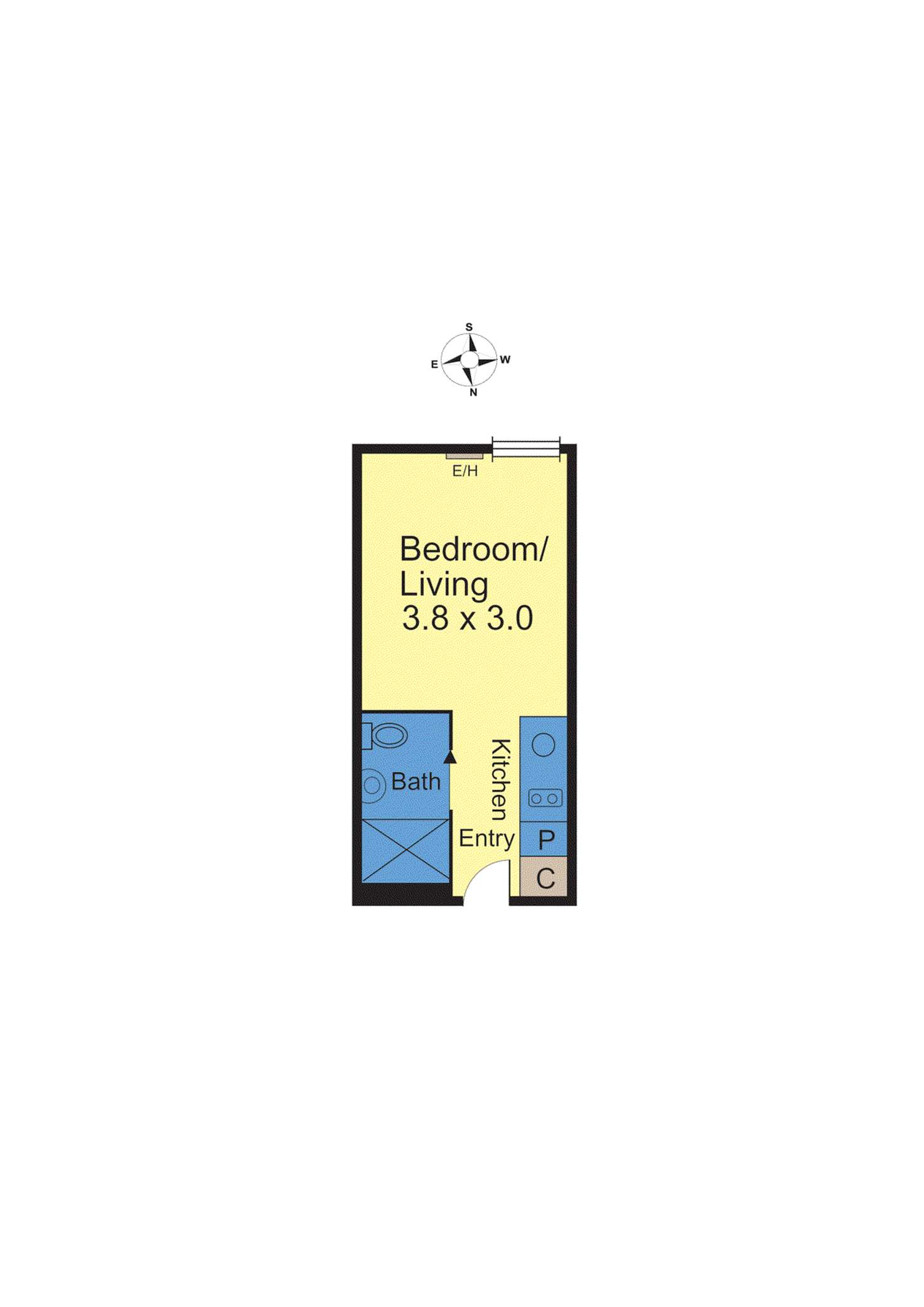 Floorplan of Homely apartment listing, 111/383 Burwood Road, Hawthorn VIC 3122