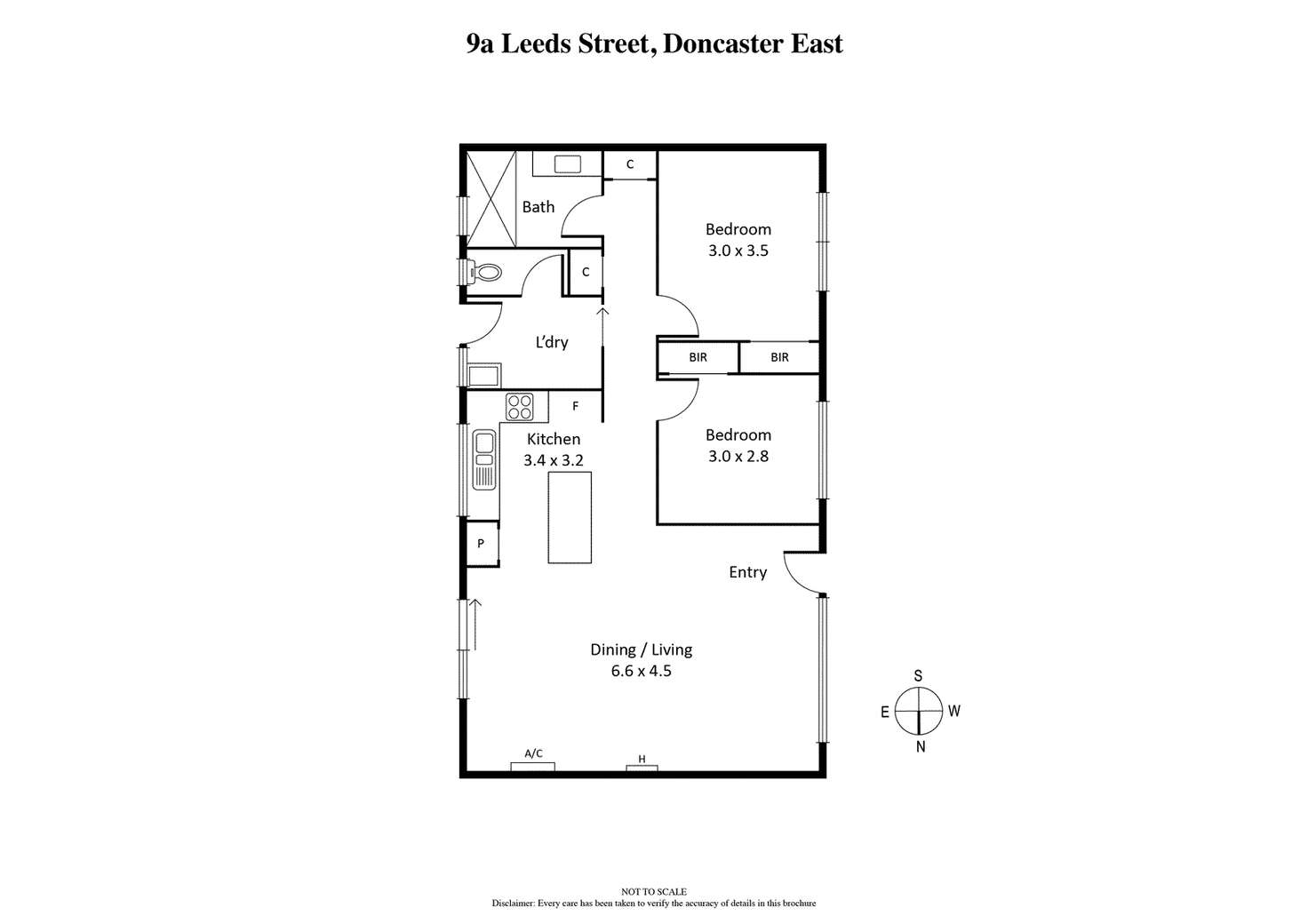 Floorplan of Homely unit listing, 9A Leeds Street, Doncaster East VIC 3109
