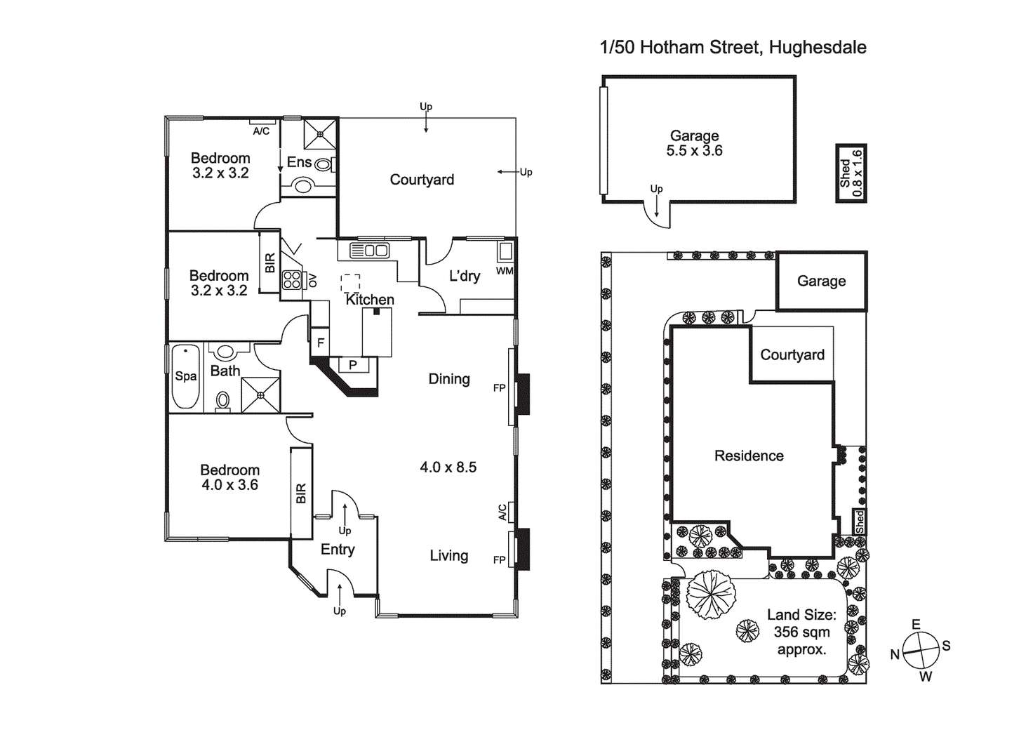 Floorplan of Homely house listing, 1/50 Hotham Street, Hughesdale VIC 3166