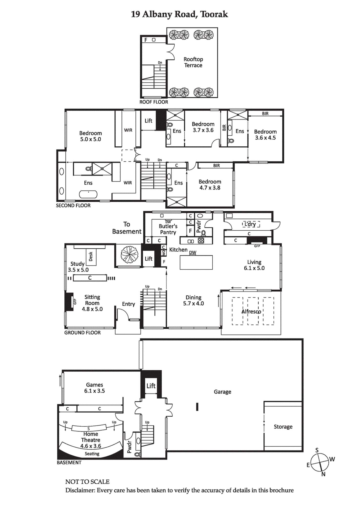 Floorplan of Homely house listing, 19 Albany Road, Toorak VIC 3142