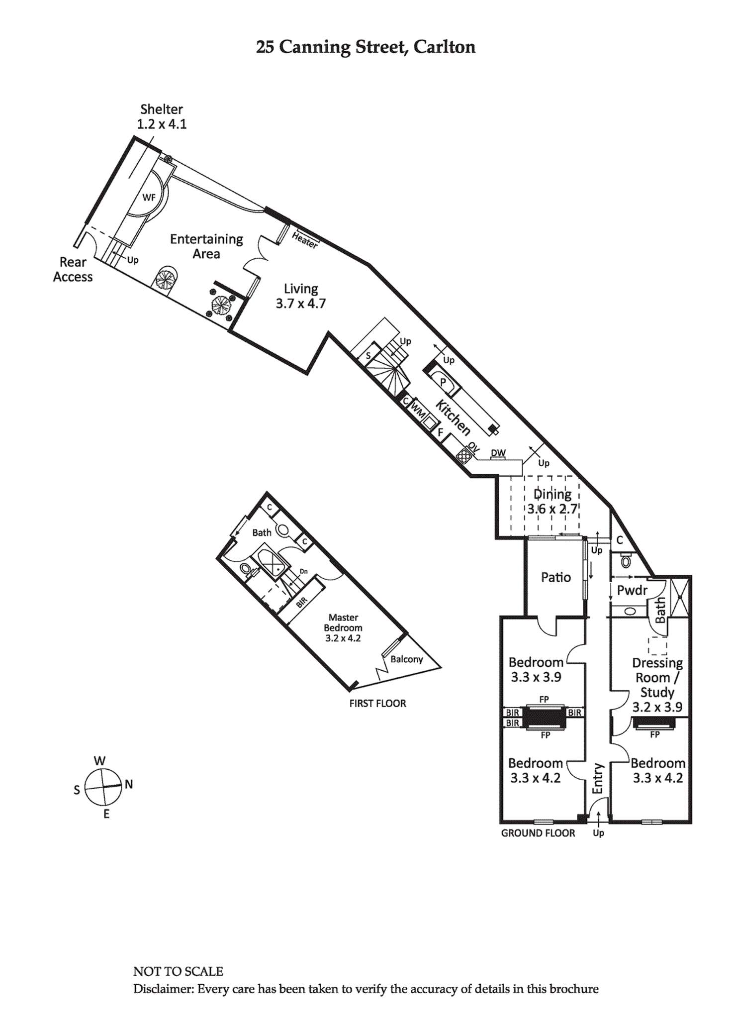 Floorplan of Homely house listing, 25 Canning Street, Carlton VIC 3053