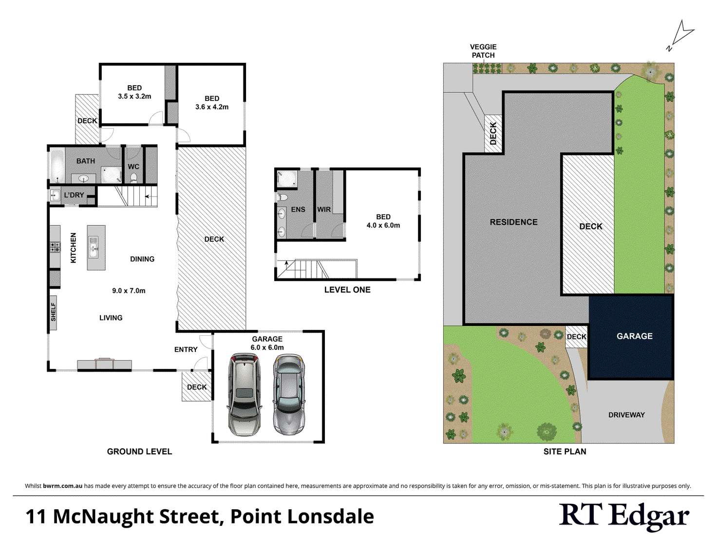 Floorplan of Homely house listing, 11 McNaught Street, Point Lonsdale VIC 3225