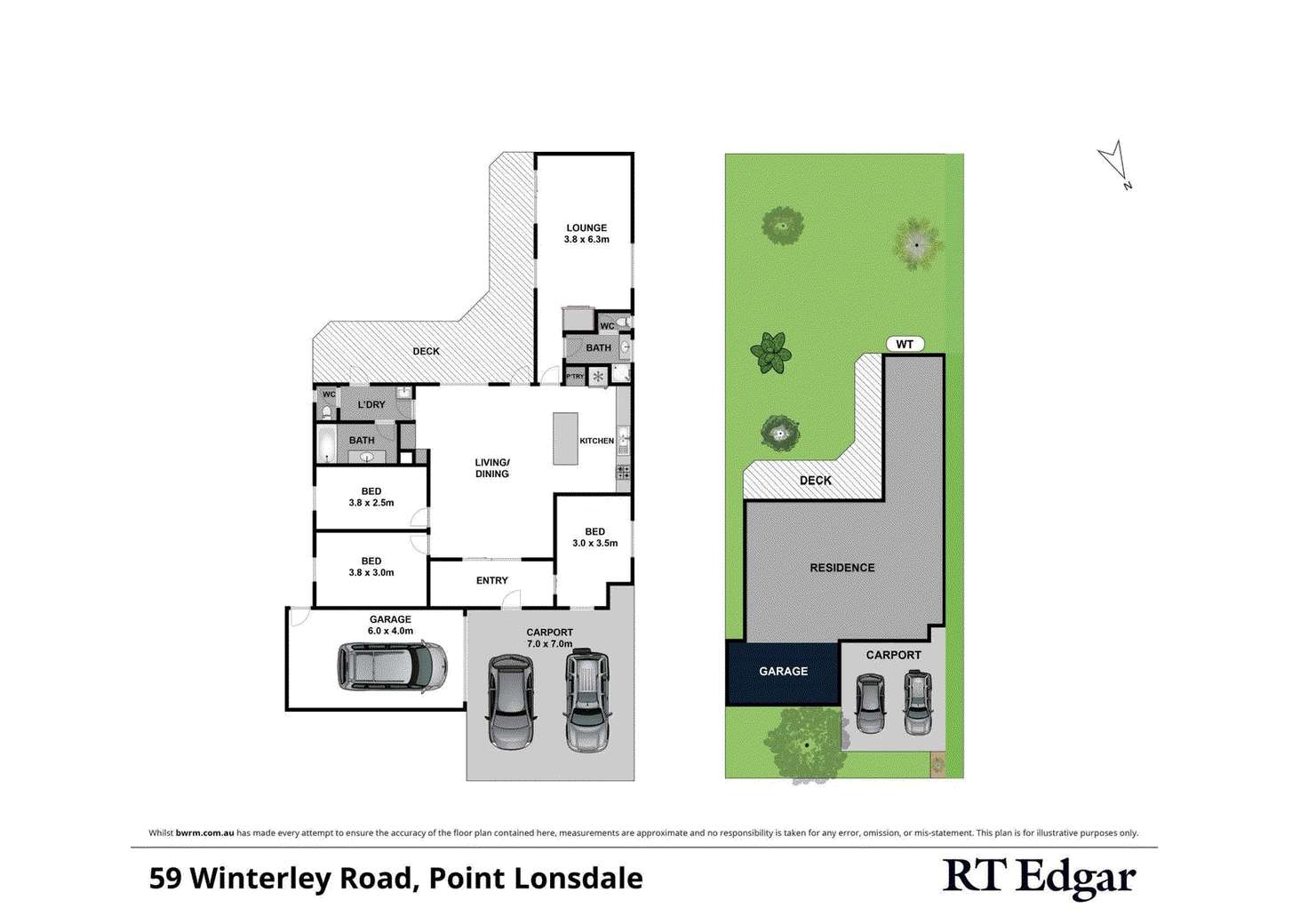 Floorplan of Homely house listing, 59 Winterley Road, Point Lonsdale VIC 3225