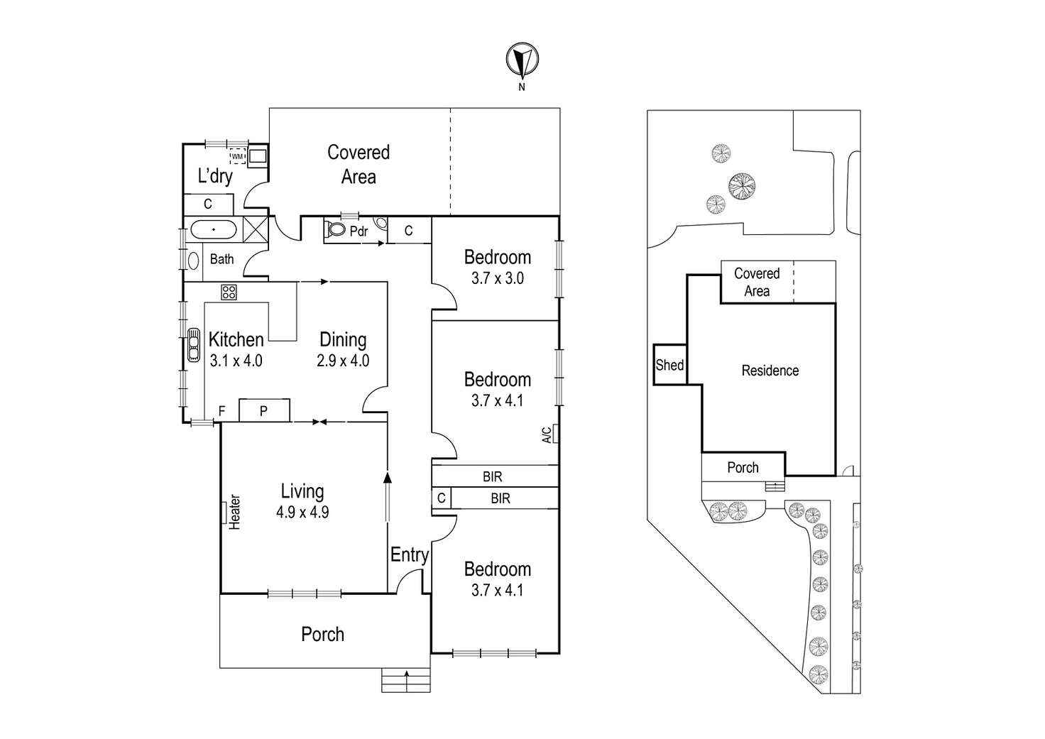 Floorplan of Homely house listing, 61 Bond Street, Ivanhoe VIC 3079