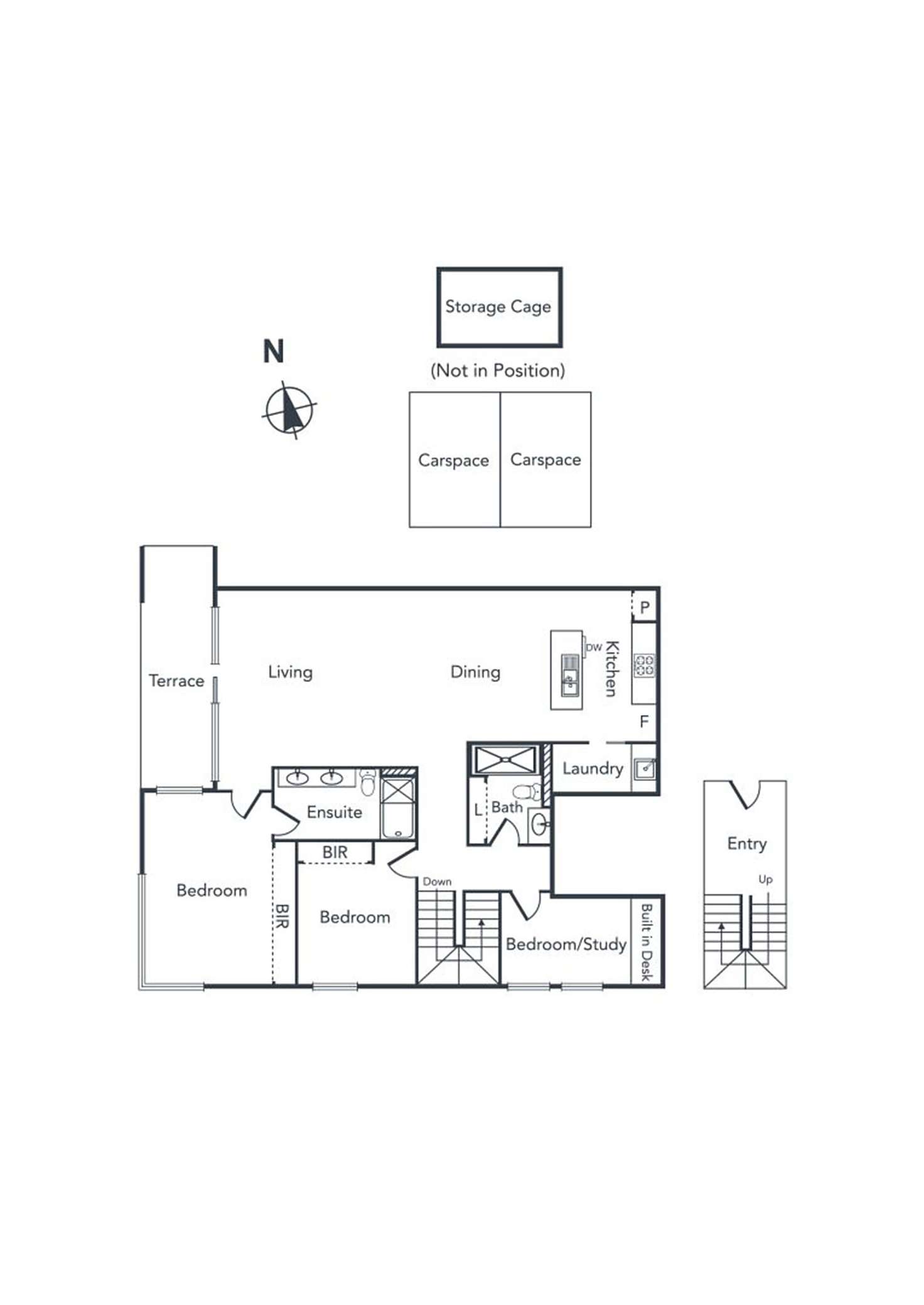 Floorplan of Homely house listing, 1201/12 Yarra Street, South Yarra VIC 3141