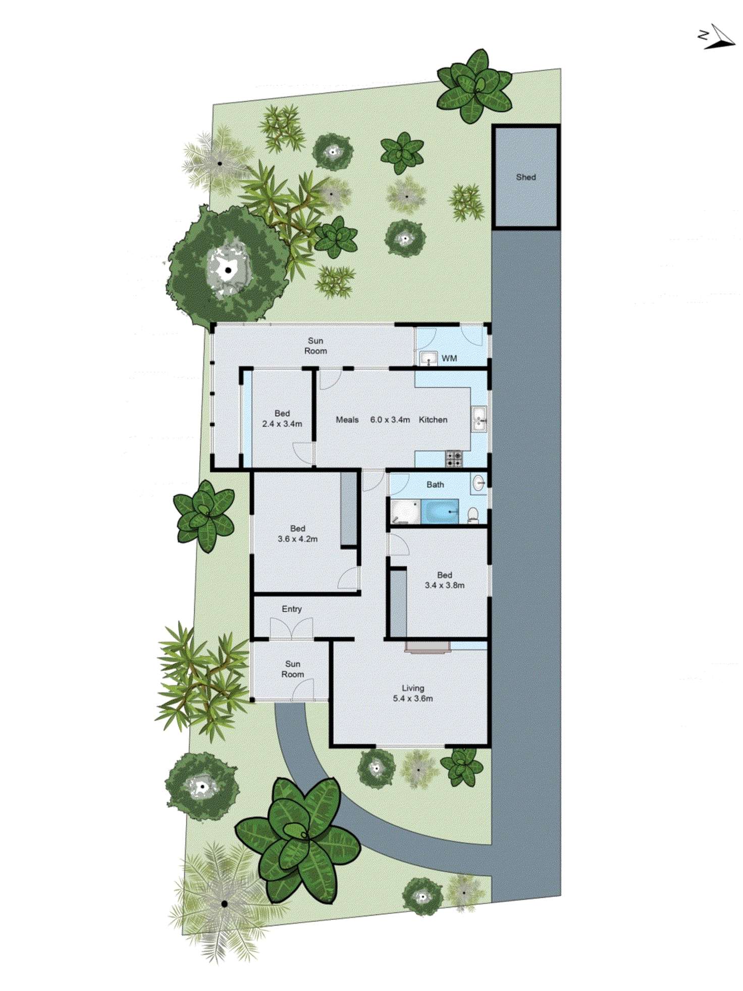 Floorplan of Homely house listing, 26A King Street South, Ballarat East VIC 3350