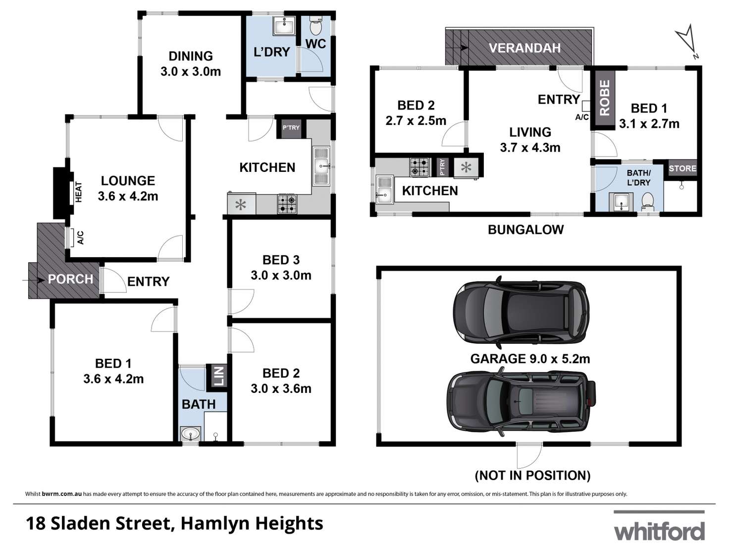 Floorplan of Homely house listing, 18 Sladen Street, Hamlyn Heights VIC 3215