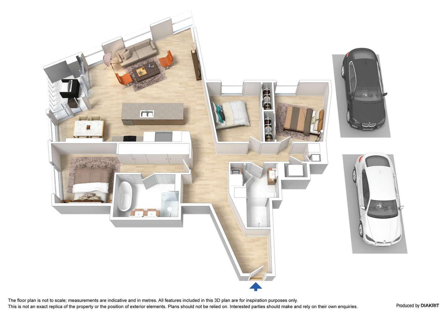 Floorplan of Homely apartment listing, 135/8 Waterside Place, Docklands VIC 3008