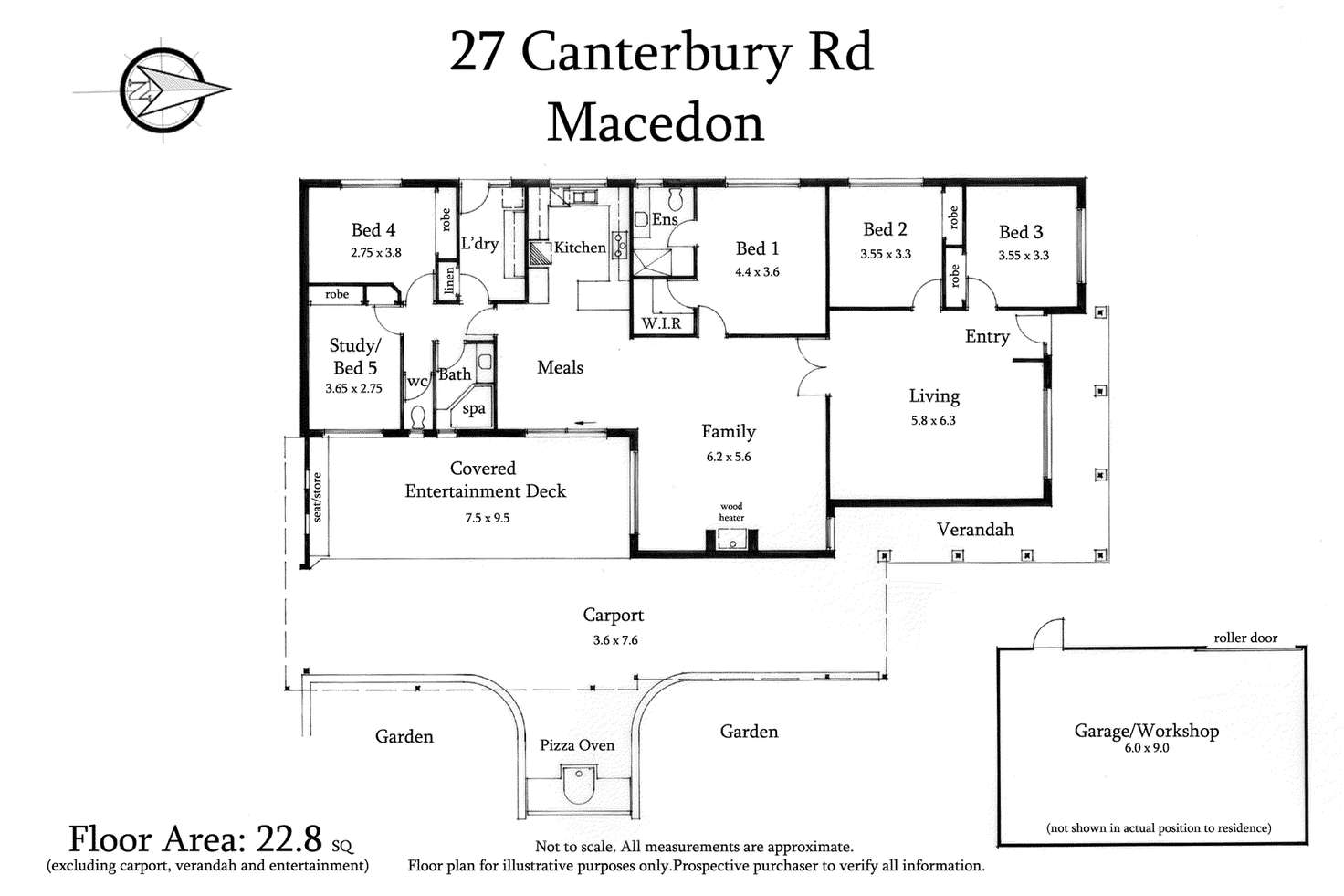 Floorplan of Homely house listing, 27 Canterbury Road, Macedon VIC 3440