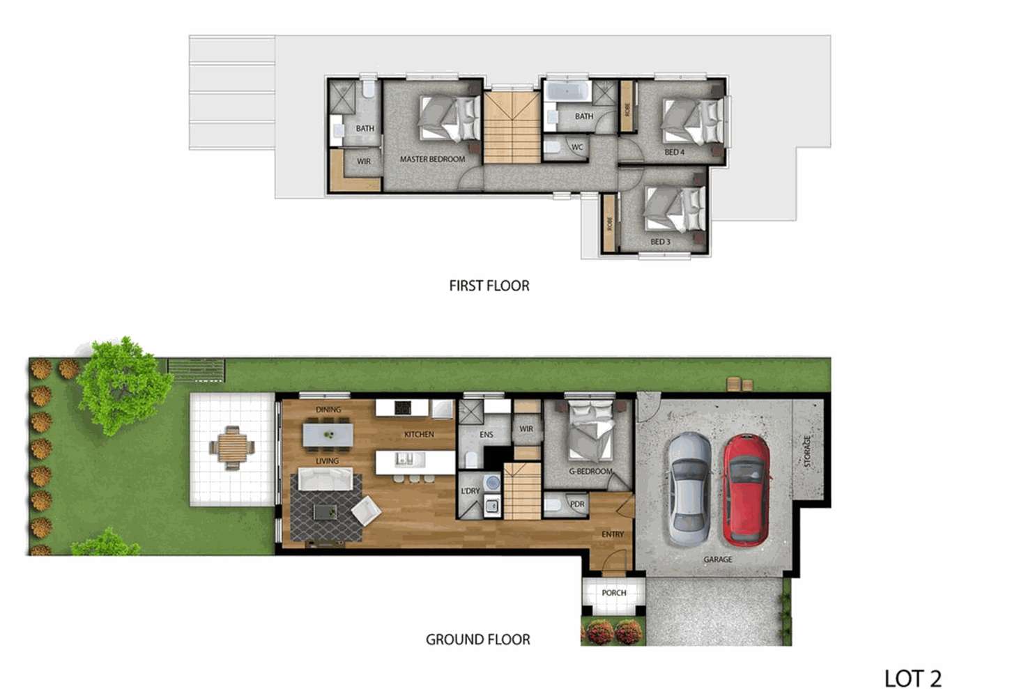 Floorplan of Homely townhouse listing, 29-33 Sunbeam Avenue, Ringwood East VIC 3135