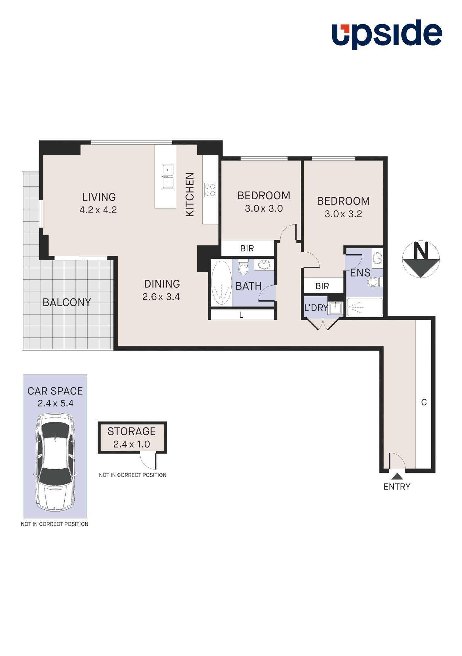 Floorplan of Homely apartment listing, 201/19 Prospect Street, Rosehill NSW 2142