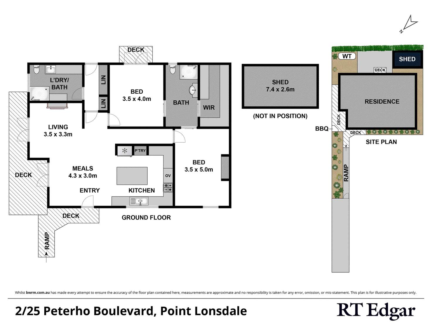 Floorplan of Homely house listing, 2/25 Peterho Boulevard, Point Lonsdale VIC 3225