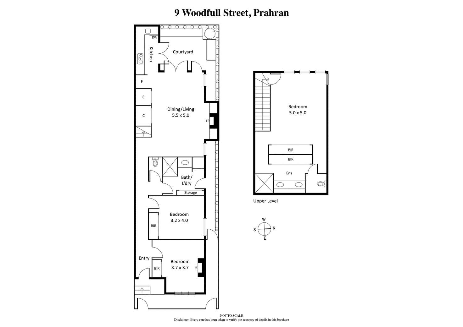 Floorplan of Homely house listing, 9 Woodfull Street, Prahran VIC 3181