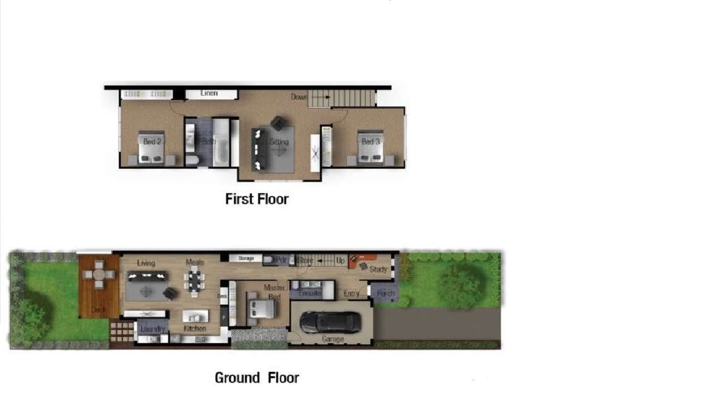 Floorplan of Homely townhouse listing, 15B Kurrajong Street, Bentleigh East VIC 3165