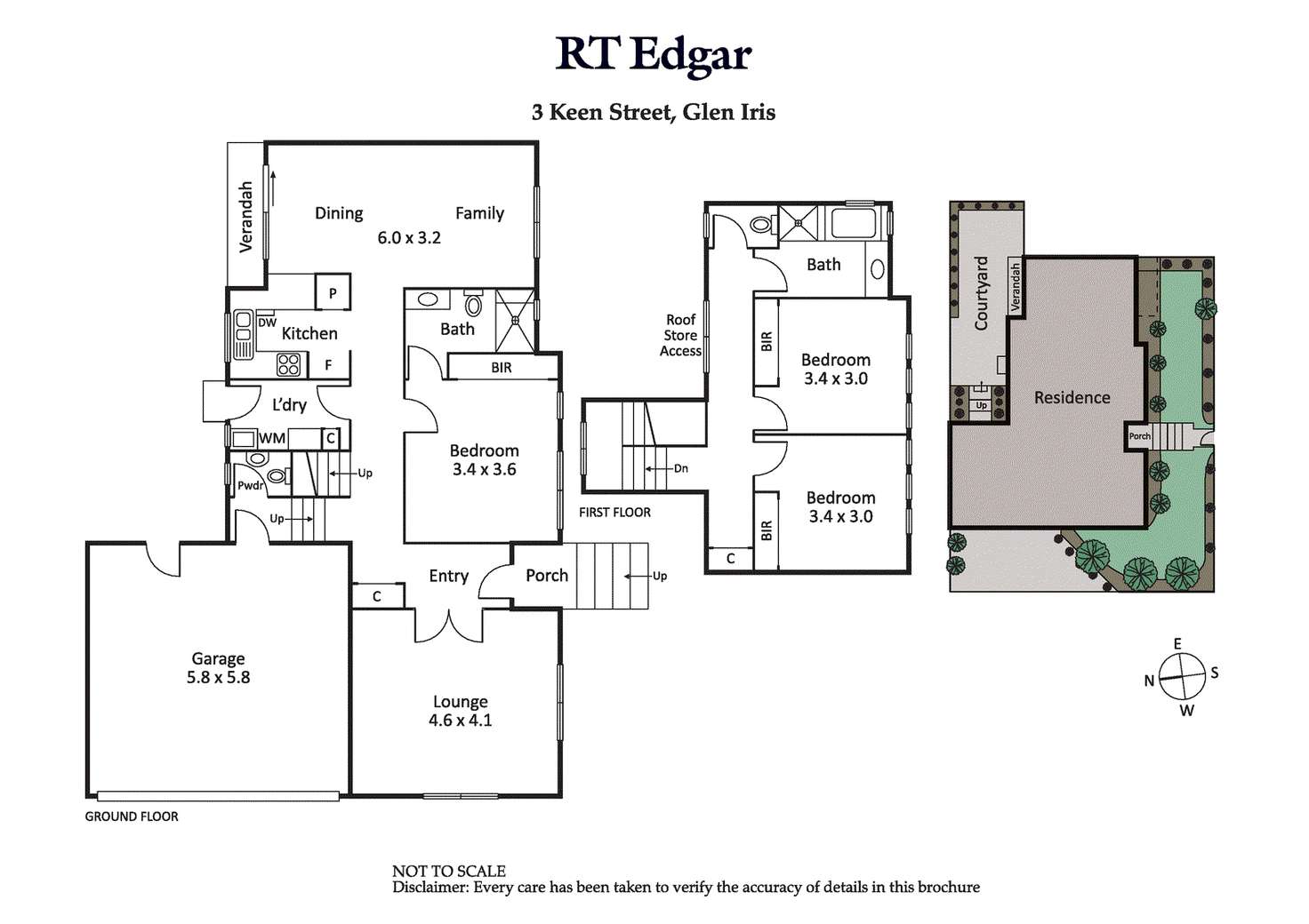 Floorplan of Homely house listing, 3 Keen Street, Glen Iris VIC 3146