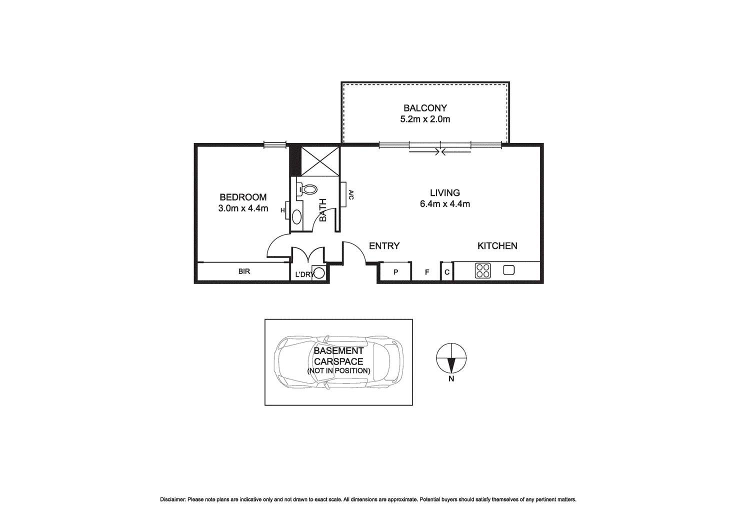 Floorplan of Homely apartment listing, 206/449 Hawthorn Road, Caulfield South VIC 3162