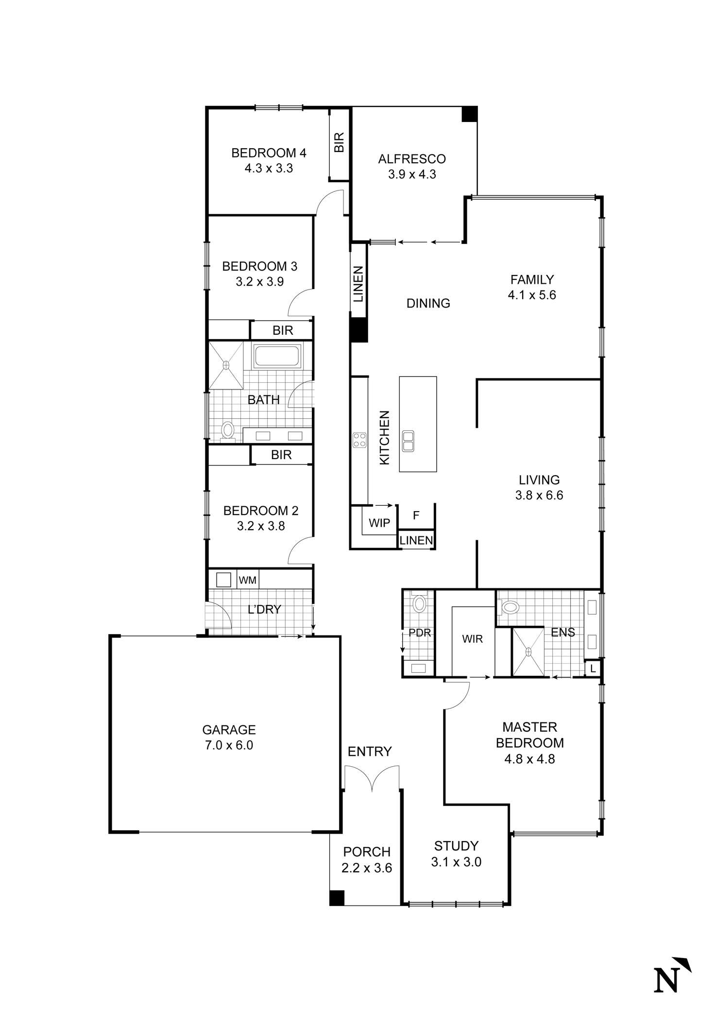 Floorplan of Homely house listing, 86 Mandalay Circuit, Beveridge VIC 3753