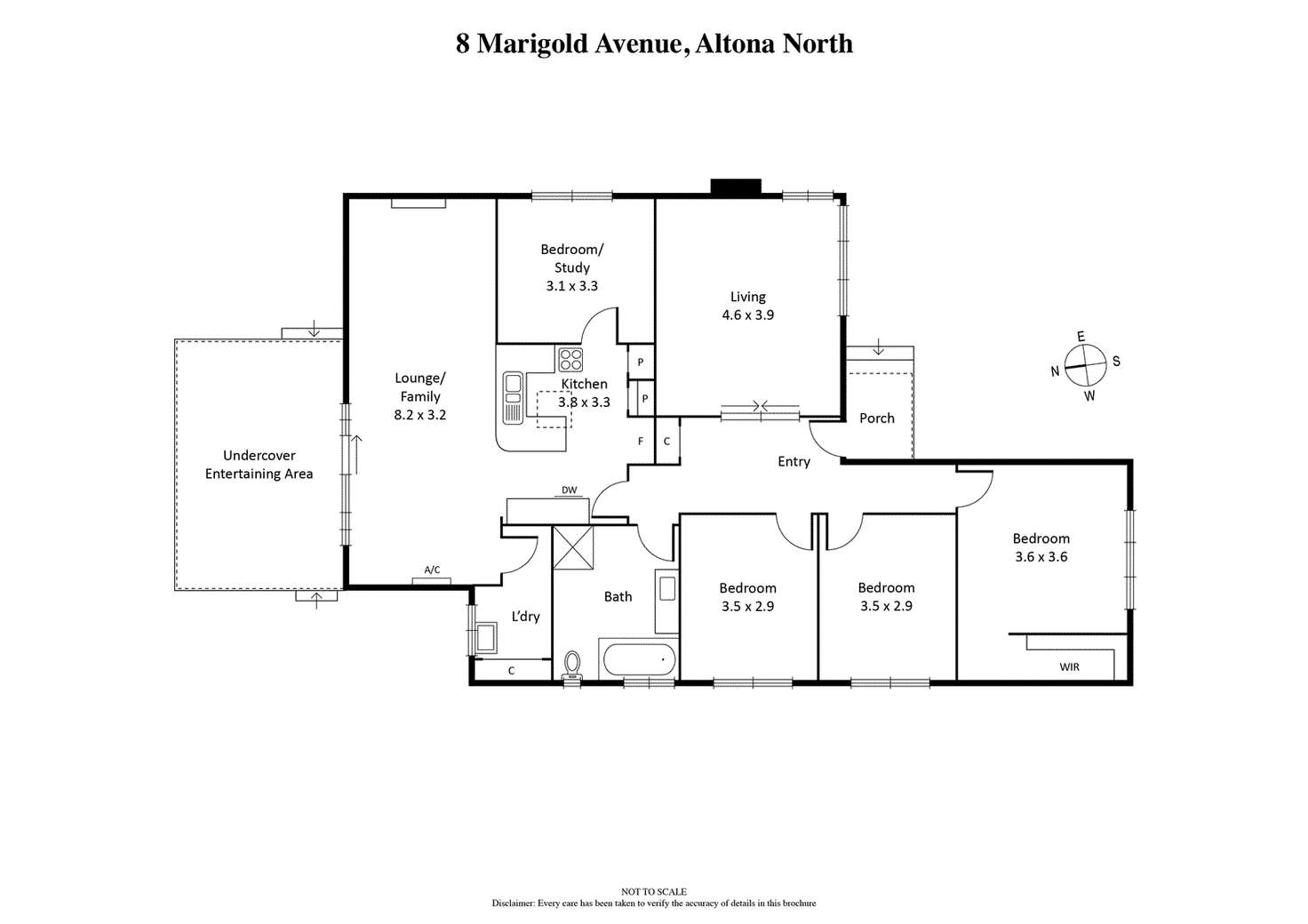 Floorplan of Homely house listing, 8 Marigold Avenue, Altona North VIC 3025