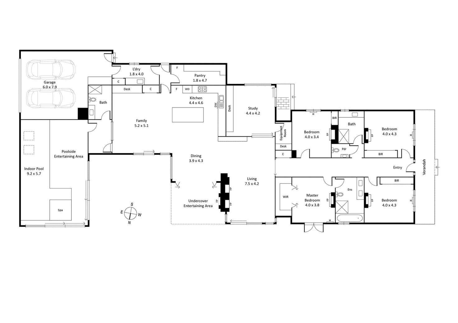 Floorplan of Homely house listing, 40 Power Street, Williamstown VIC 3016