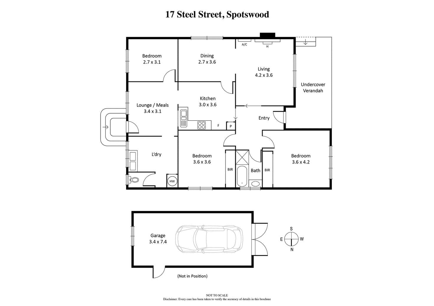Floorplan of Homely house listing, 17 Steel Street, Spotswood VIC 3015