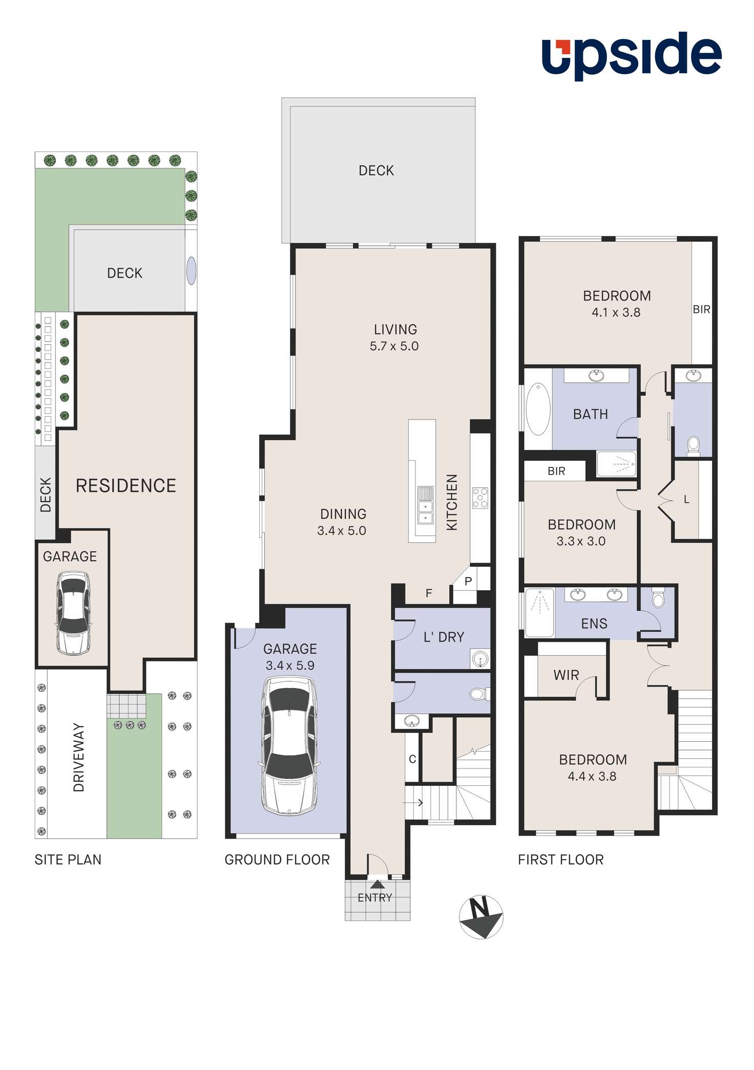 Floorplan of Homely townhouse listing, 20B Edgewood Street, Carnegie VIC 3163