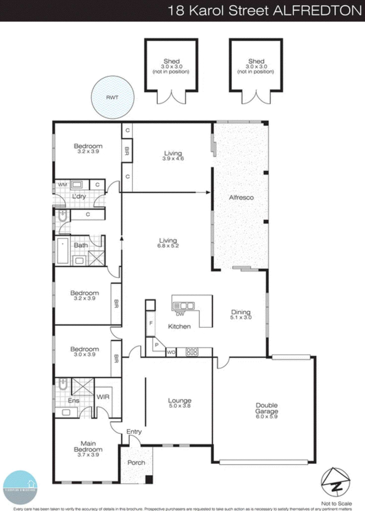 Floorplan of Homely house listing, 18 Karol Street, Alfredton VIC 3350