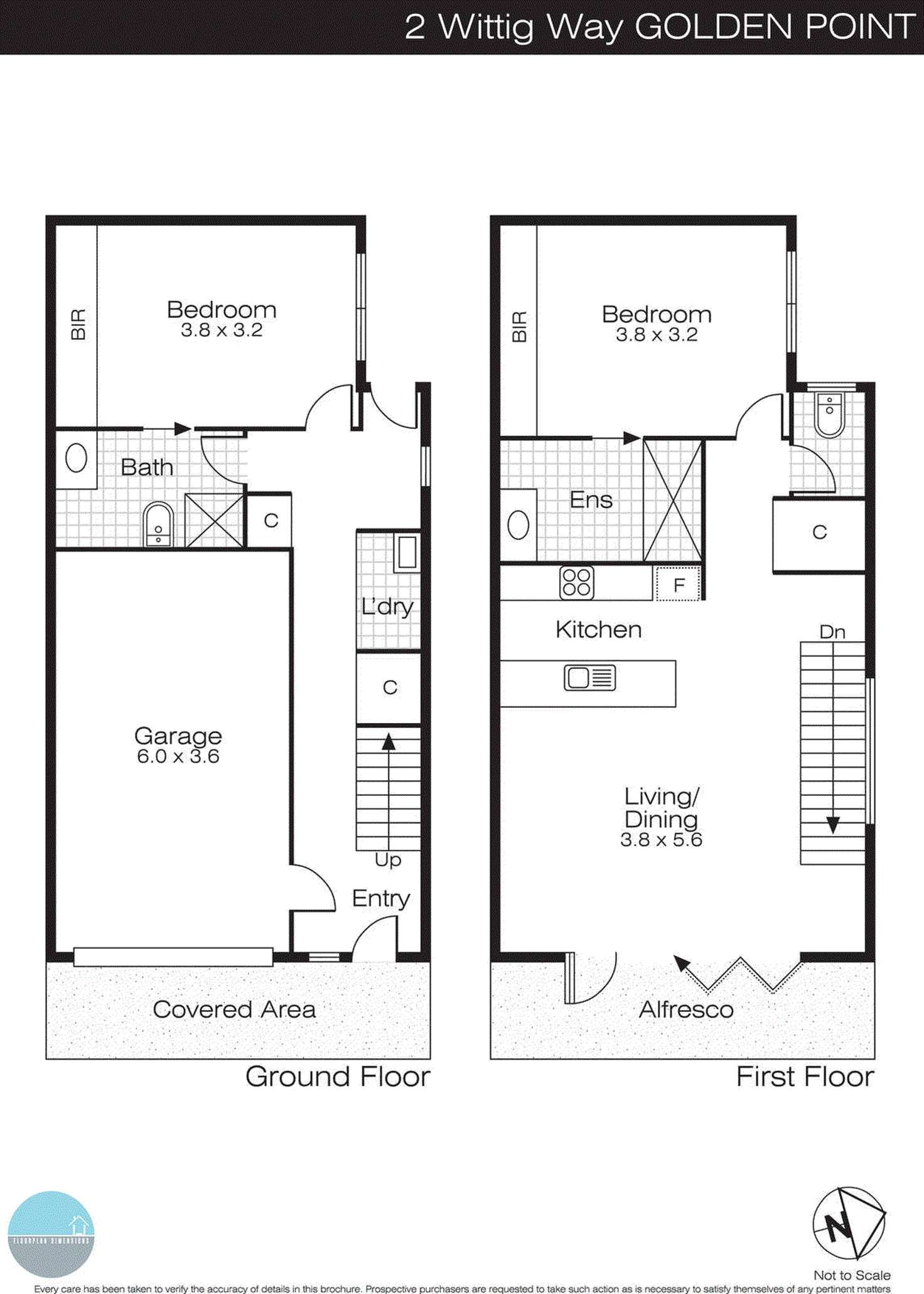 Floorplan of Homely house listing, 2 Wittig Way, Golden Point VIC 3350