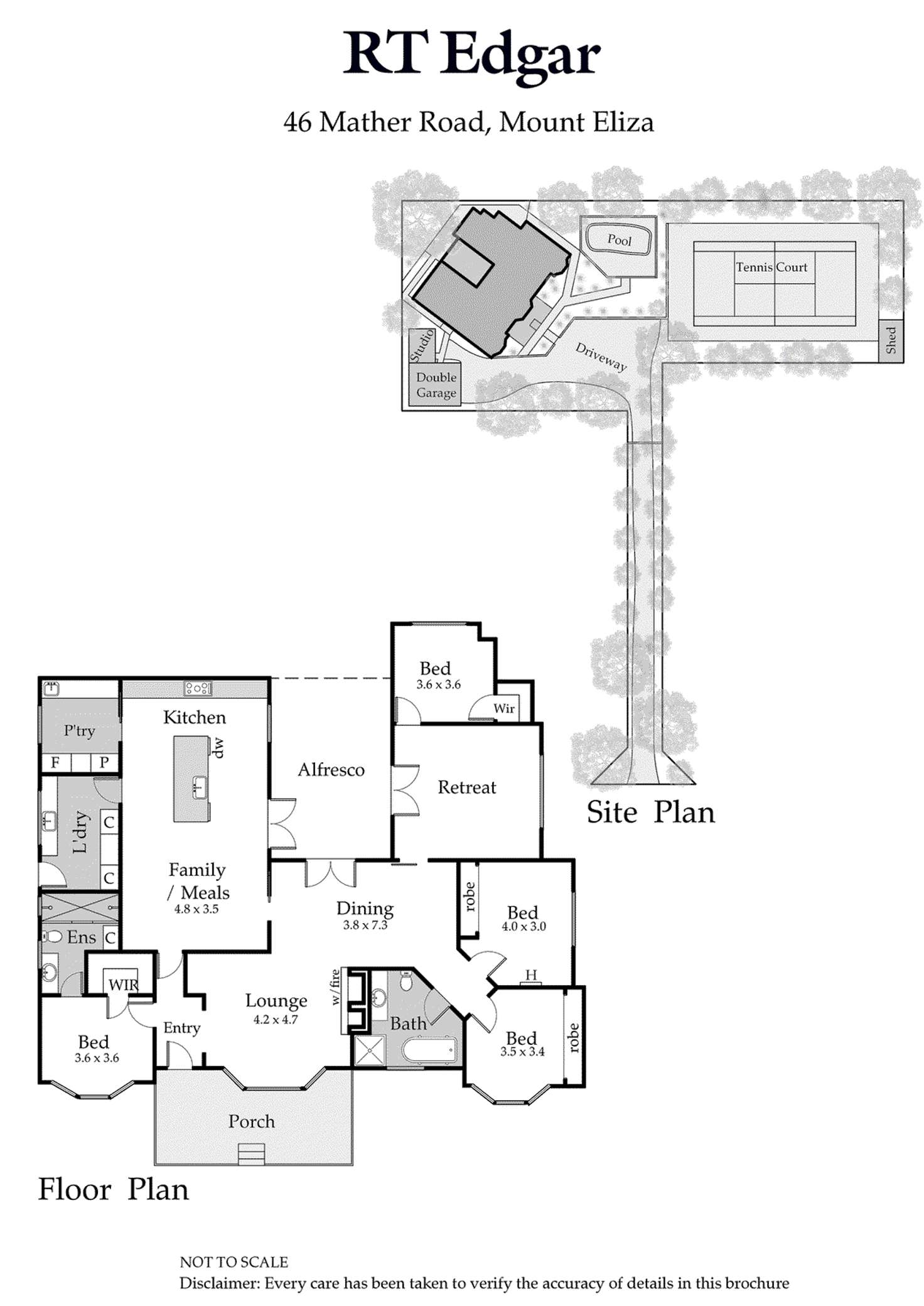 Floorplan of Homely house listing, 46 Mather Road, Mount Eliza VIC 3930