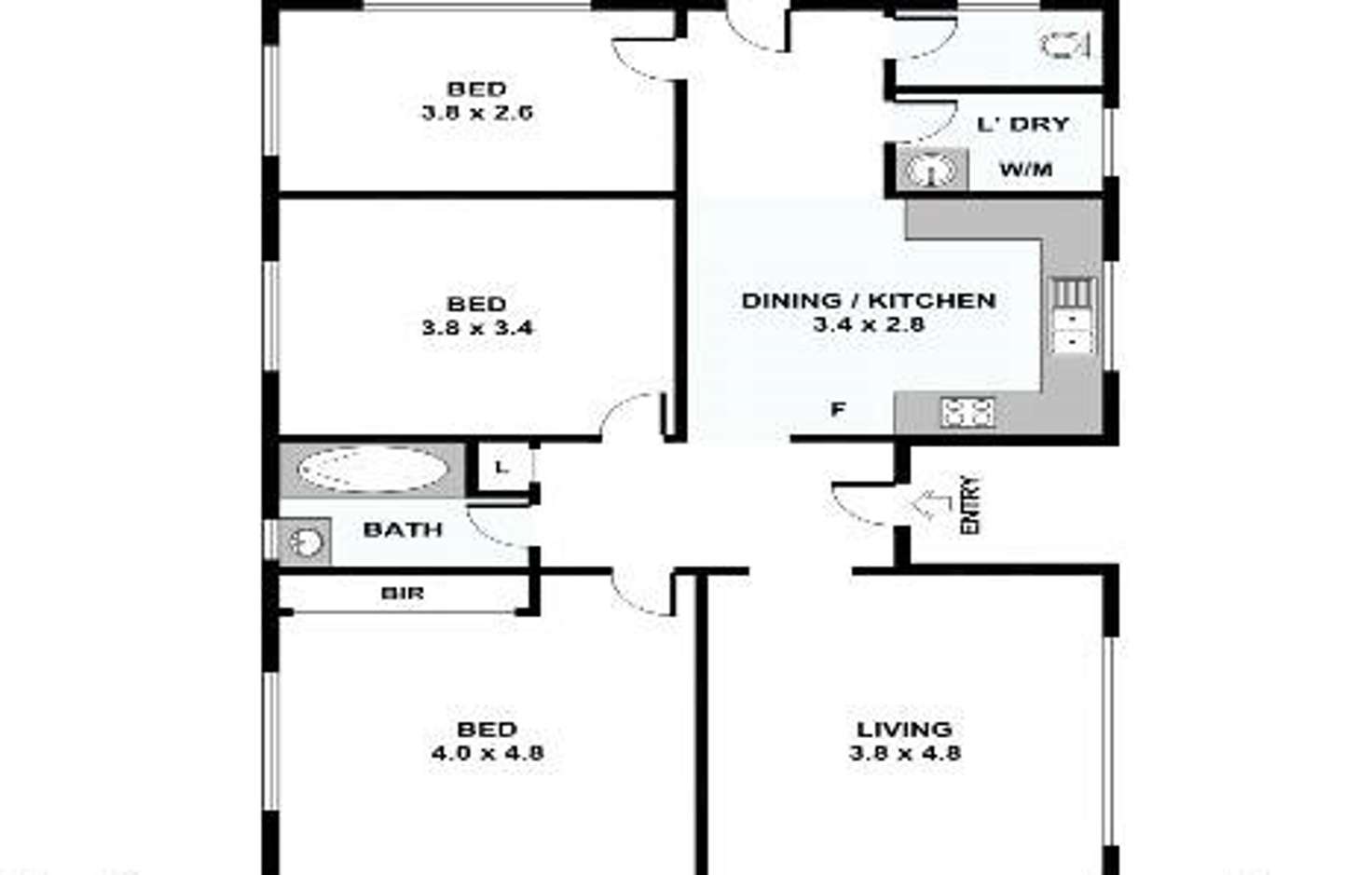 Floorplan of Homely house listing, 10 Houthem Street, Camp Hill QLD 4152