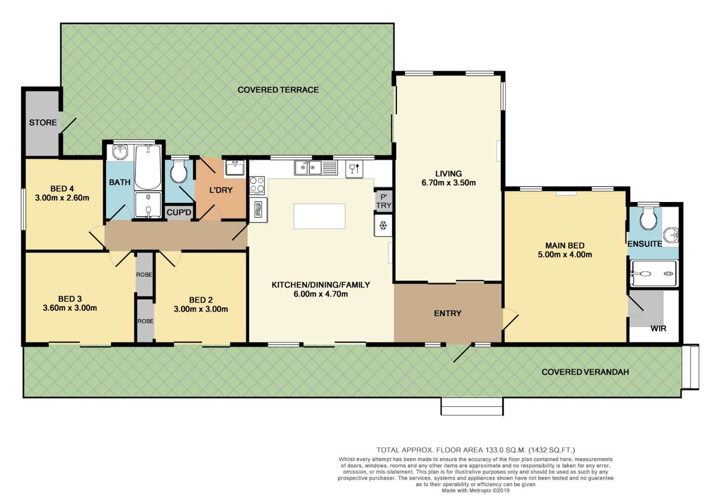 Floorplan of Homely house listing, 188 Truemans Road, Tootgarook VIC 3941