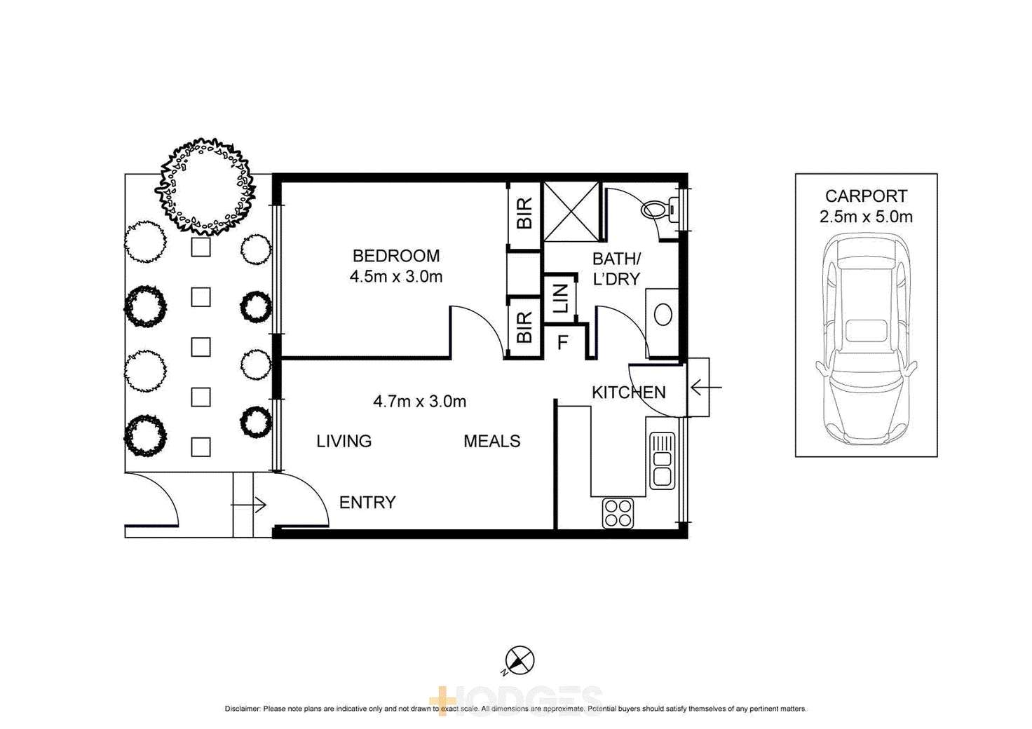 Floorplan of Homely unit listing, 3/26 Fraser Street, Herne Hill VIC 3218