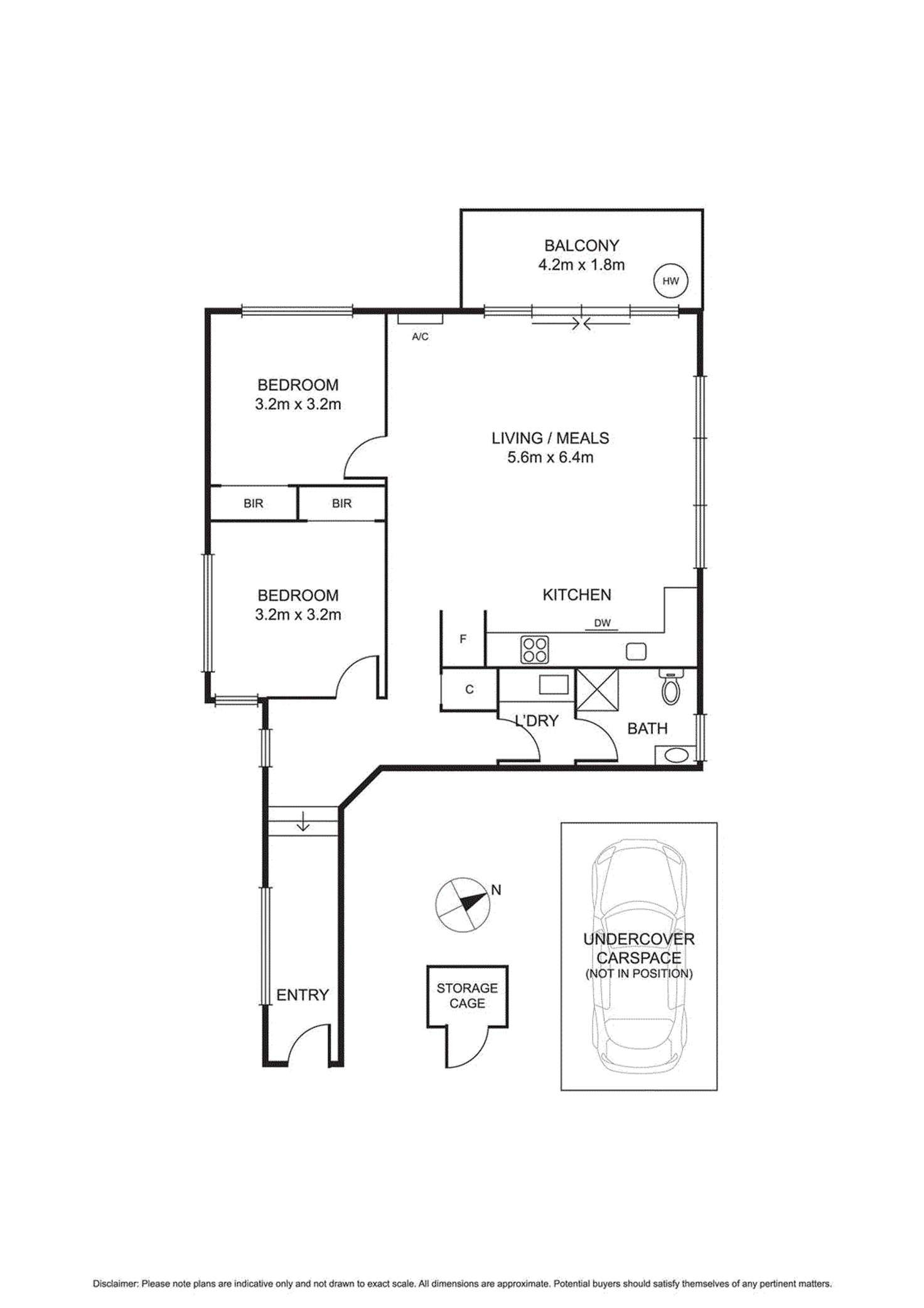 Floorplan of Homely apartment listing, 104/11 Claire Street, Mckinnon VIC 3204