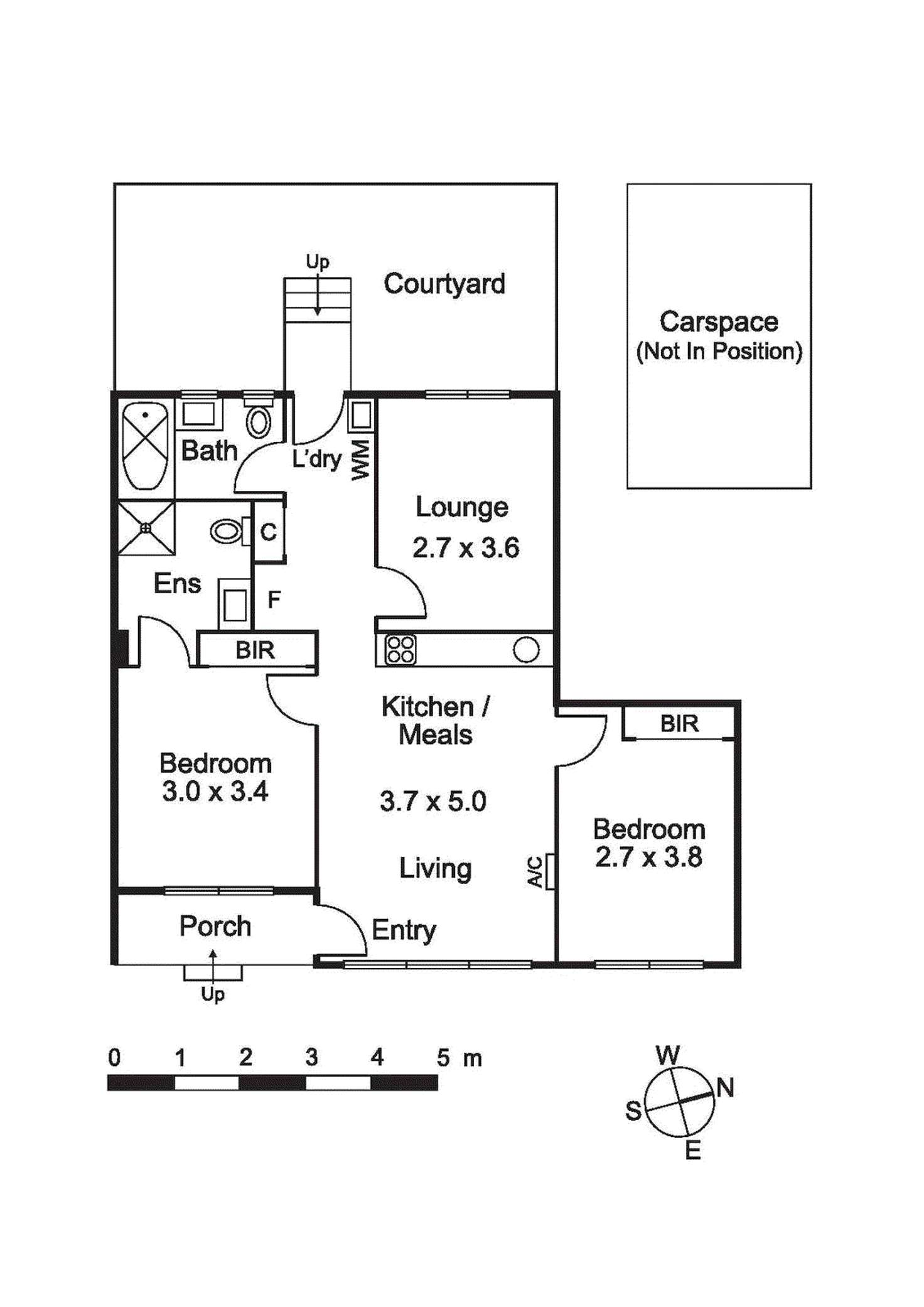 Floorplan of Homely unit listing, 5/57 Regent Street, Preston VIC 3072