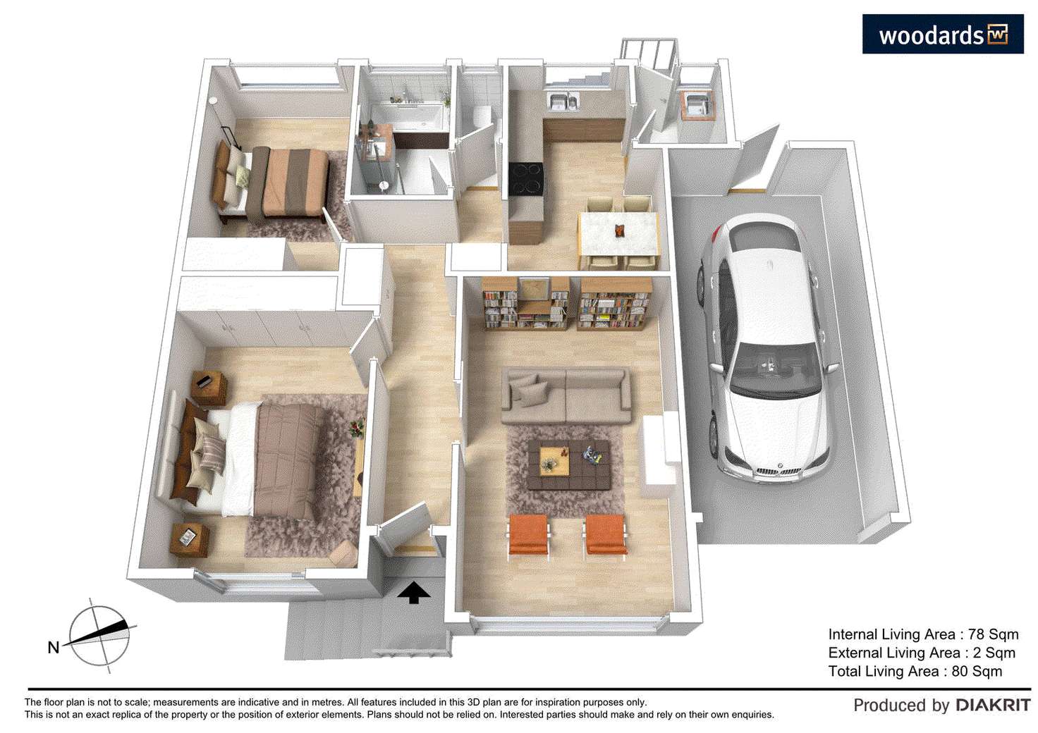 Floorplan of Homely unit listing, 3/68 Medway Street, Box Hill North VIC 3129