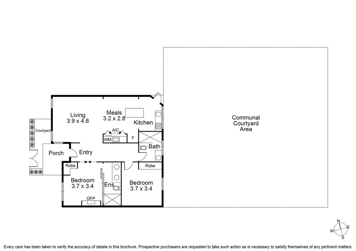 Floorplan of Homely apartment listing, 6/14 Shelley Street, Elwood VIC 3184