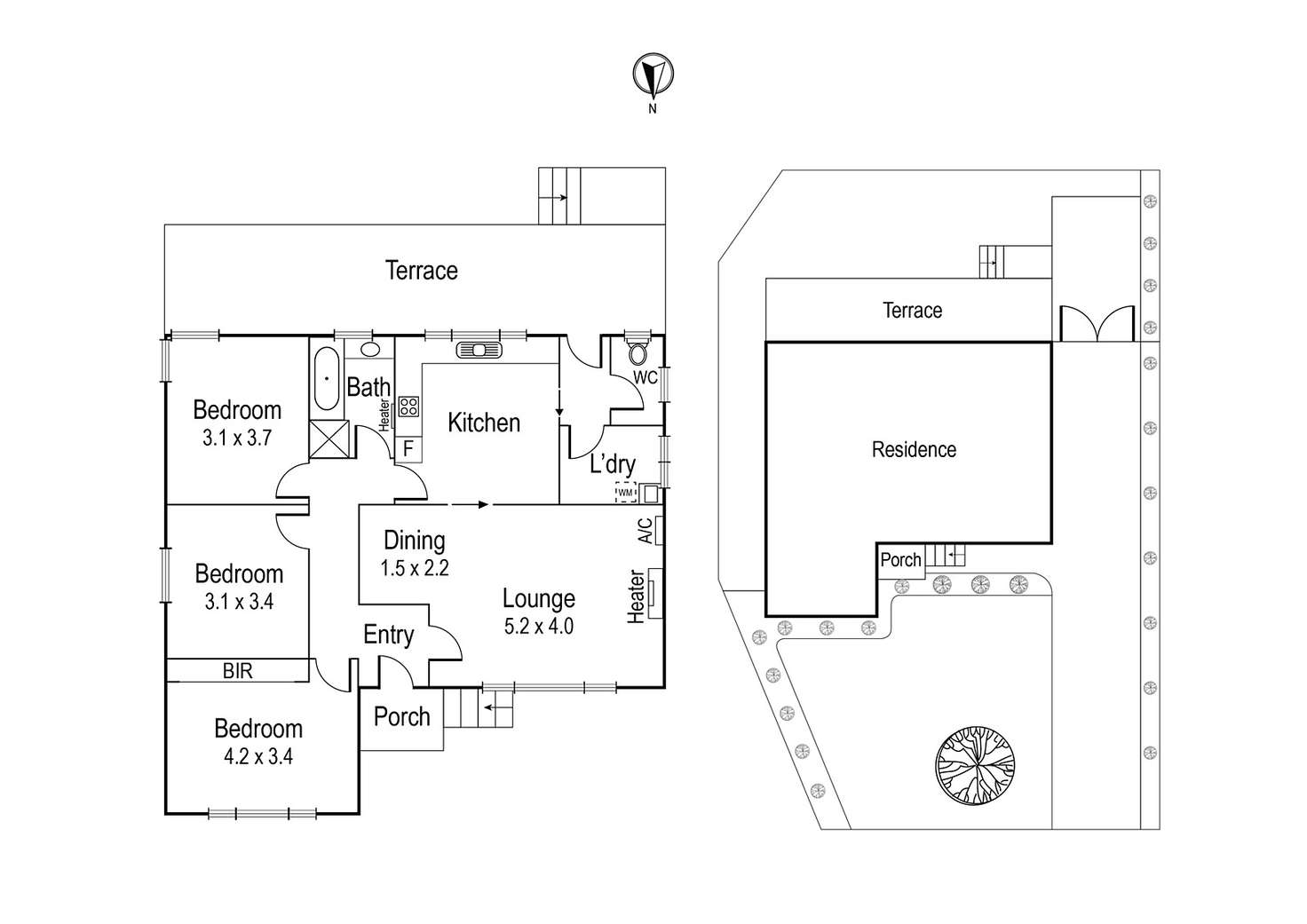 Floorplan of Homely house listing, 94 Hodgson Street, Rosanna VIC 3084