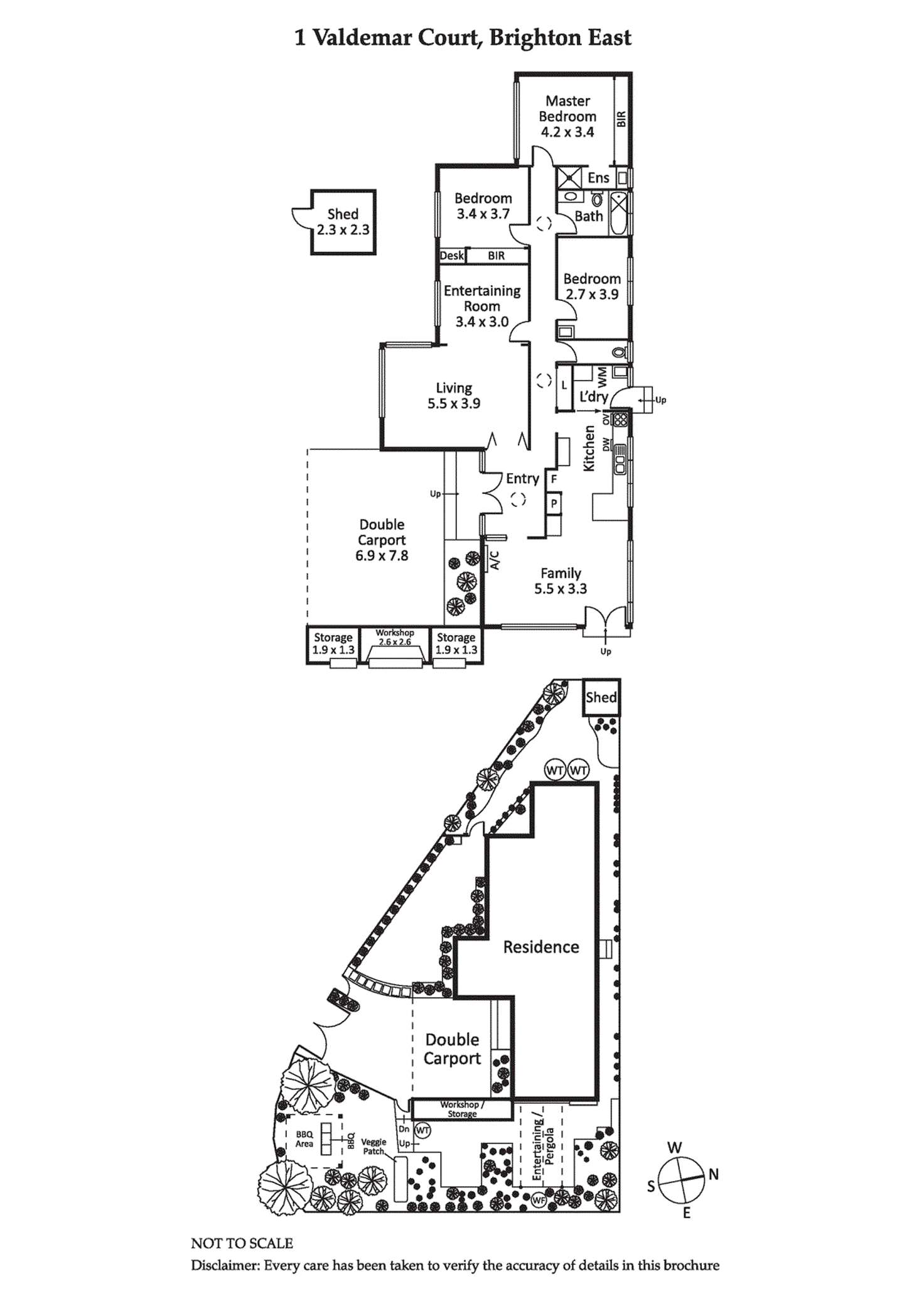 Floorplan of Homely house listing, 1 Valdemar Court, Brighton East VIC 3187