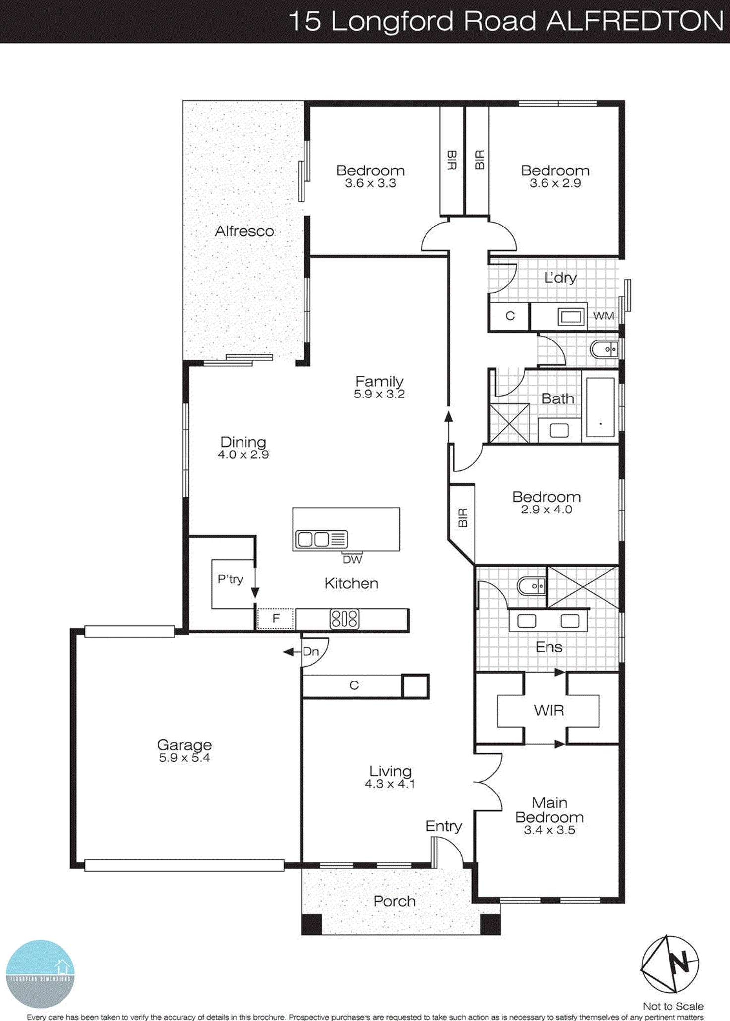 Floorplan of Homely house listing, 15 Longford Road, Alfredton VIC 3350