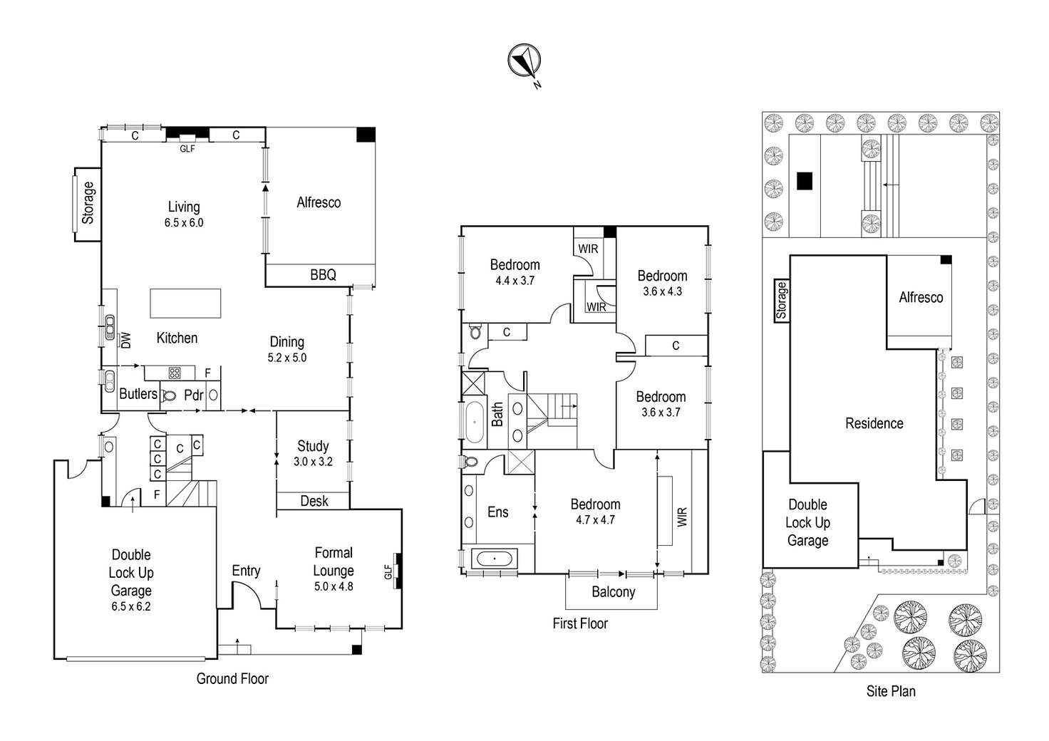 Floorplan of Homely house listing, 6 Crestwood Avenue, Macleod VIC 3085