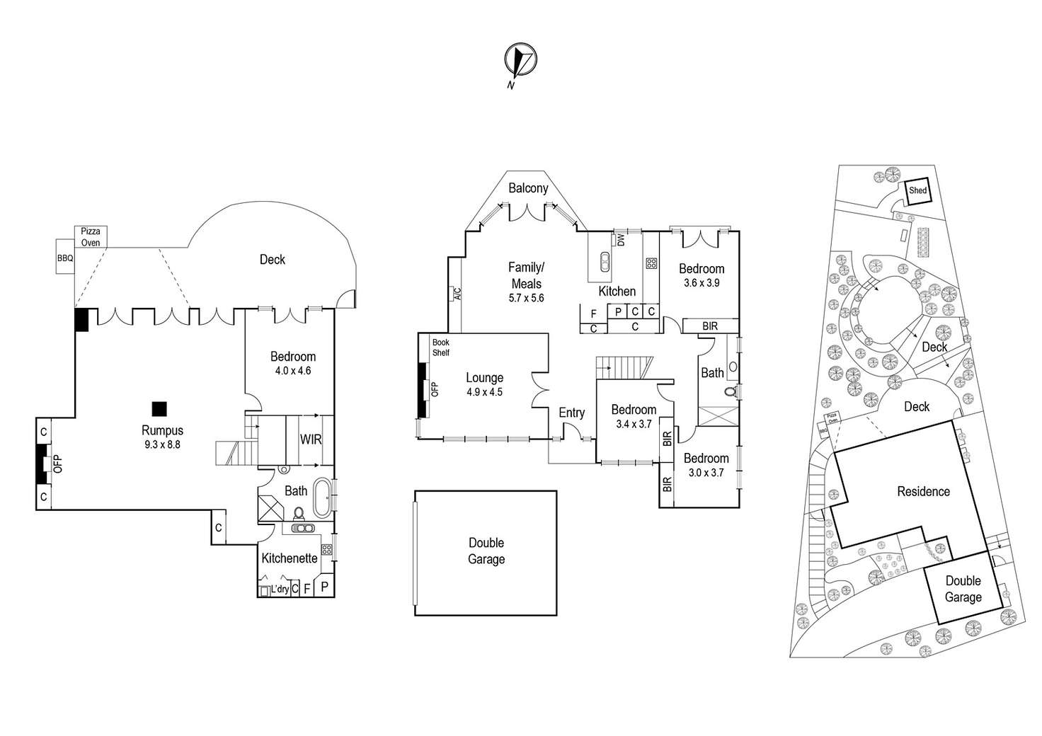 Floorplan of Homely house listing, 36 Studley Road, Ivanhoe VIC 3079