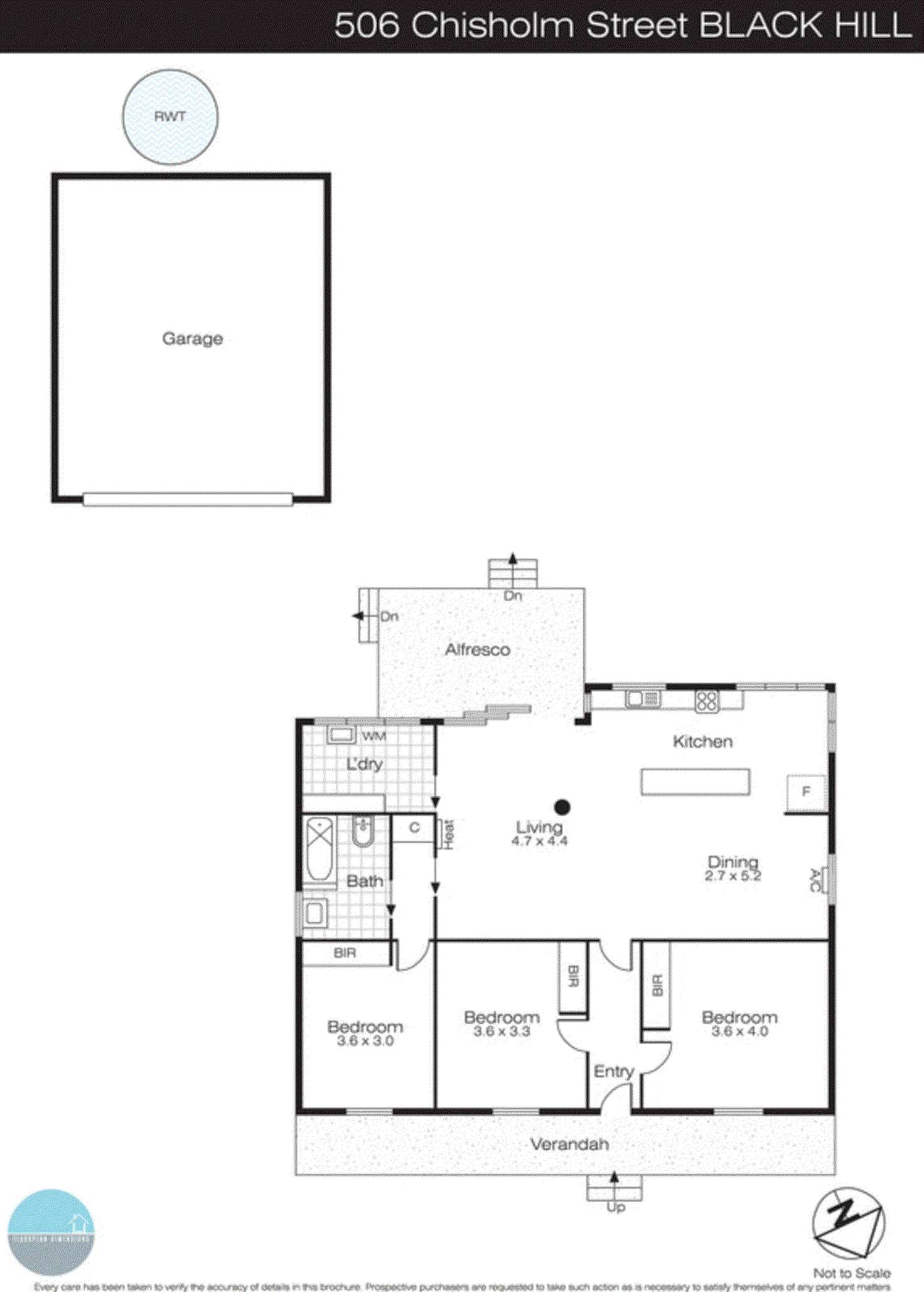 Floorplan of Homely house listing, 506 Chisholm Street, Black Hill VIC 3350