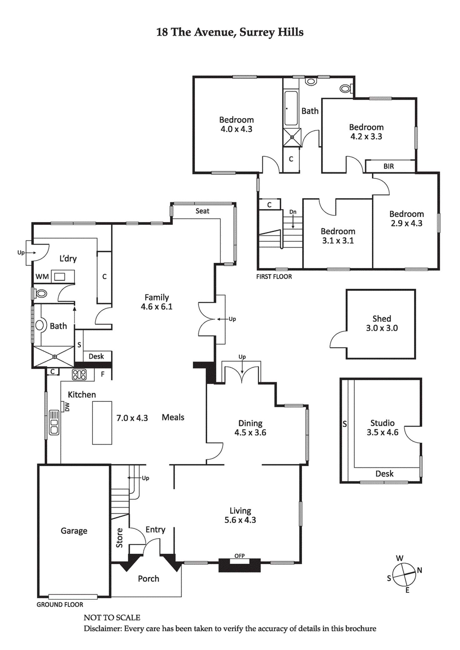 Floorplan of Homely house listing, 18 The Avenue, Surrey Hills VIC 3127