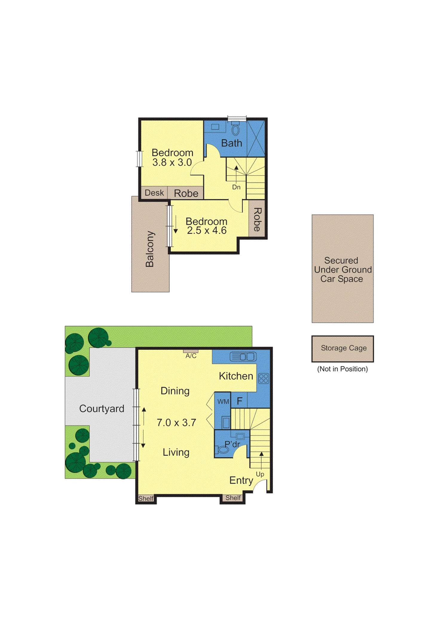 Floorplan of Homely apartment listing, 1/45 Rosstown Road, Carnegie VIC 3163