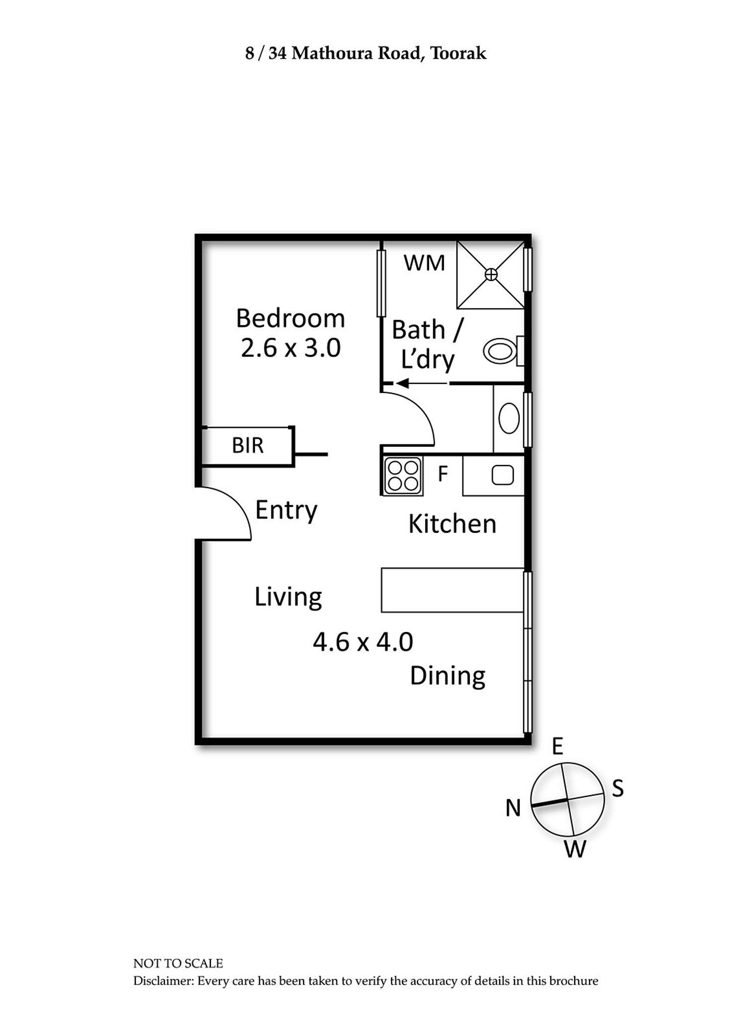 Floorplan of Homely apartment listing, 8/34 Mathoura Road, Toorak VIC 3142