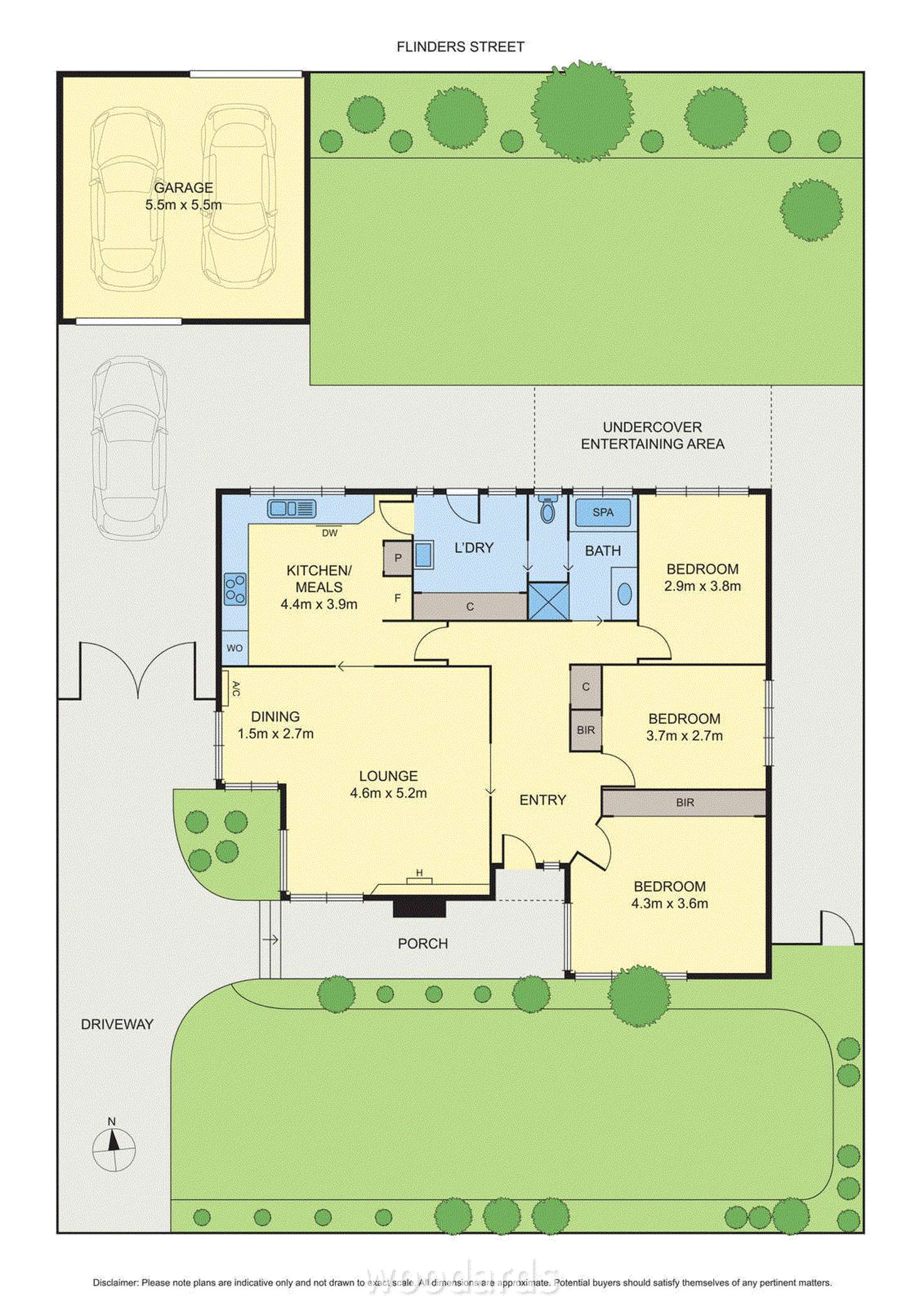 Floorplan of Homely house listing, 283 Mansfield Street, Thornbury VIC 3071