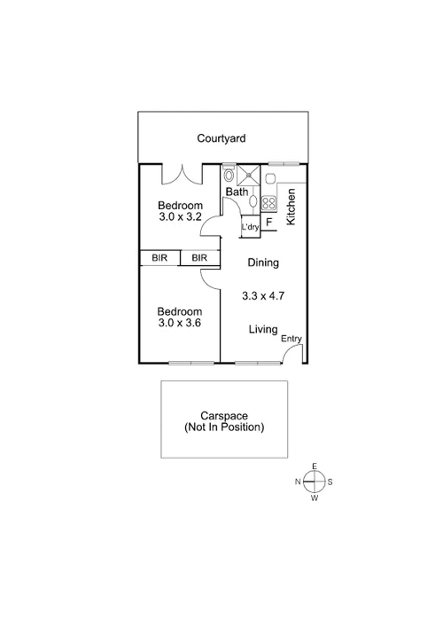 Floorplan of Homely apartment listing, 3/13 Cardigan Street, St Kilda East VIC 3183