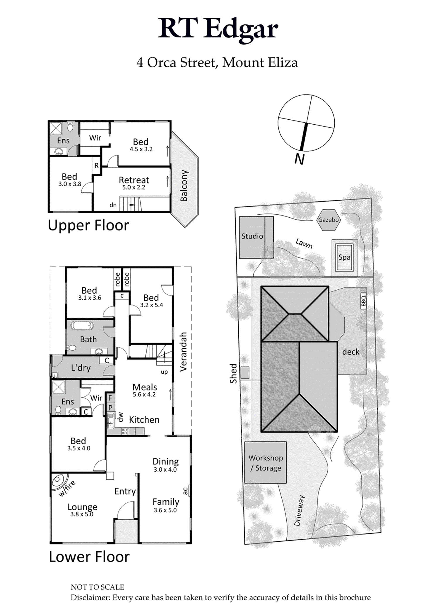 Floorplan of Homely house listing, 4 Orca Street, Mount Eliza VIC 3930